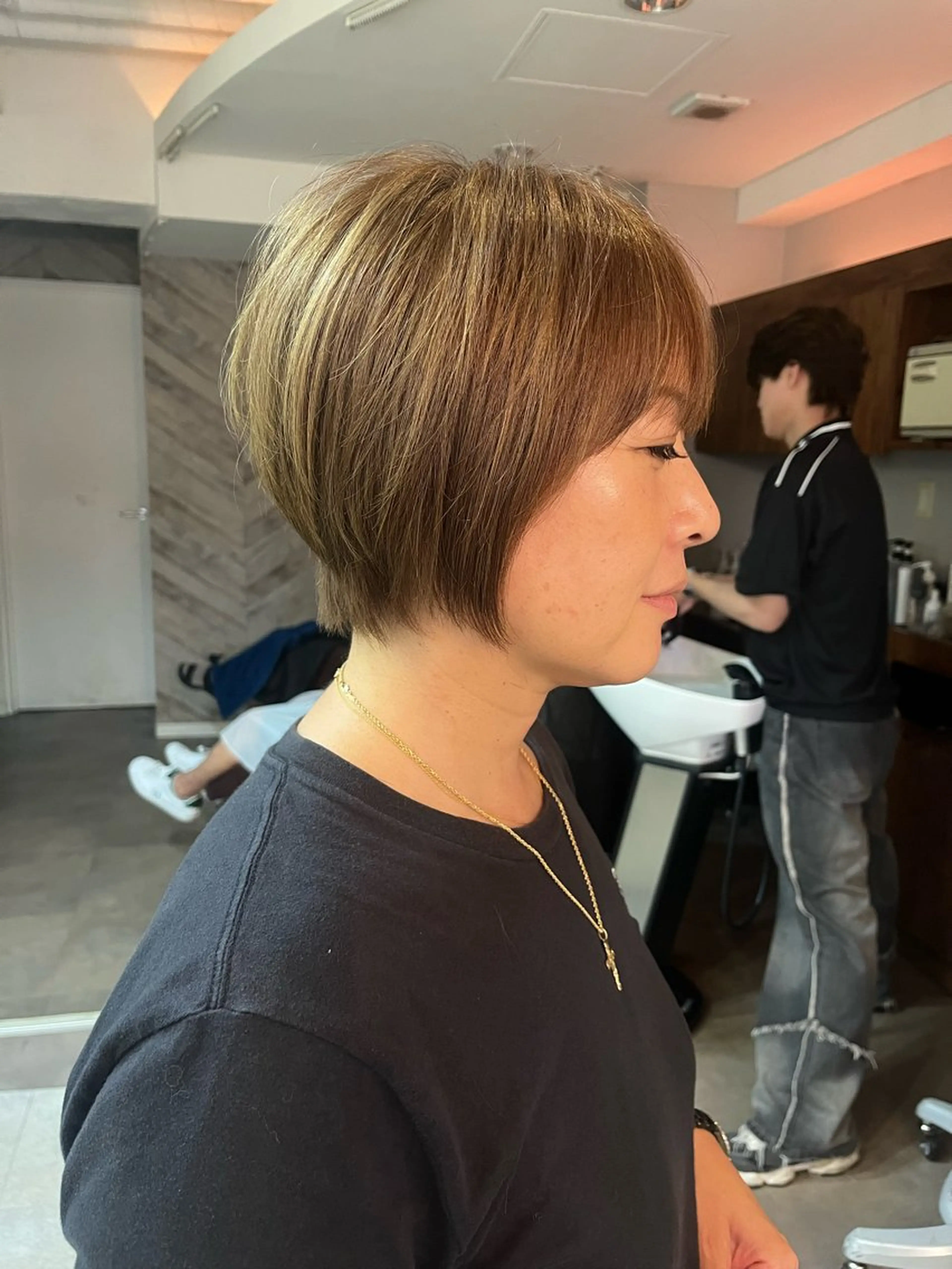 ショート カット ヘアカラー トリートメント emiwo石川町店所属・秋成 慶多のヘアスタイル