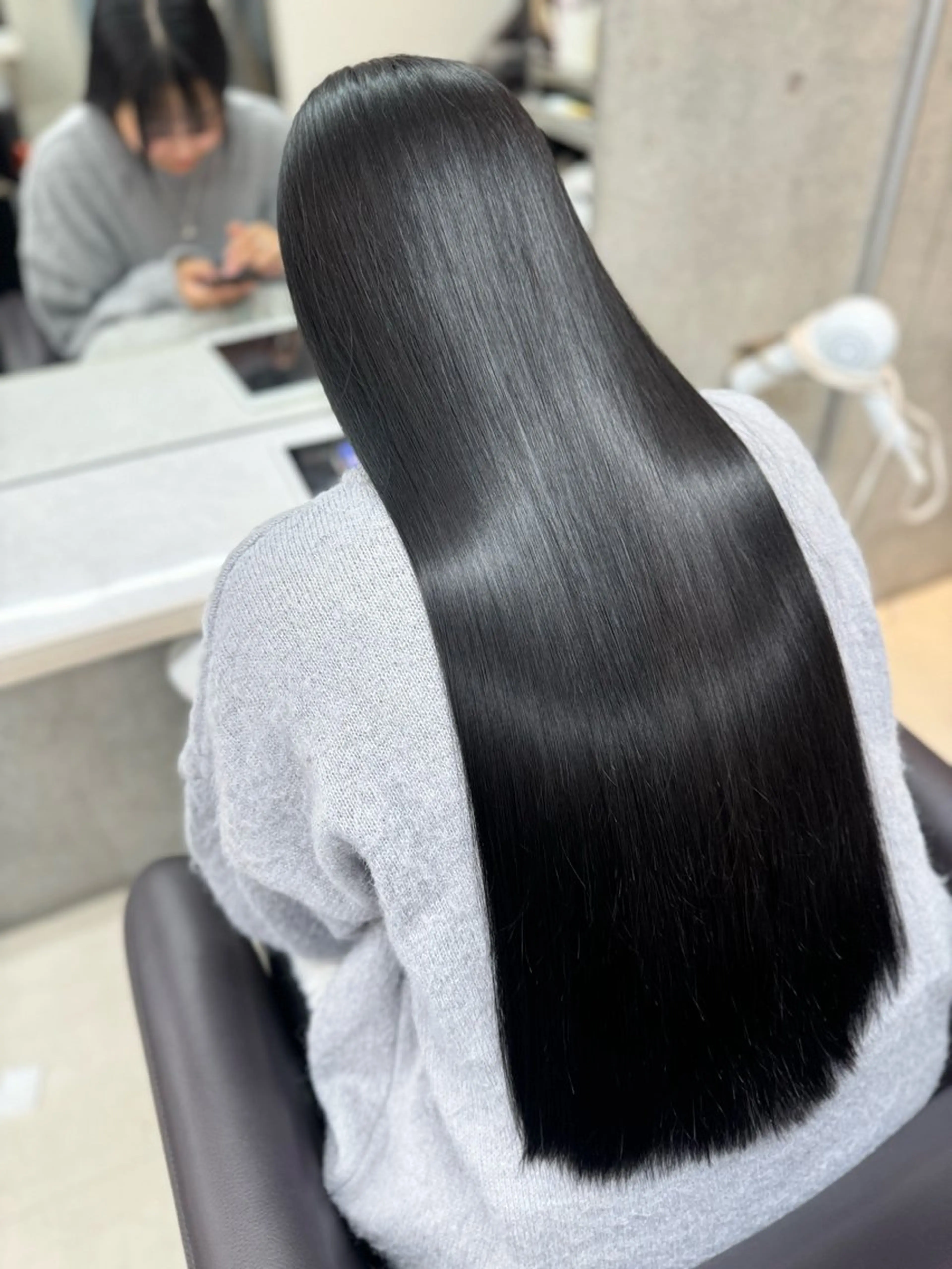 ロング 縮毛矯正 トリートメント うる艶ヘア♡韓国好き 透明感　shotaのヘアスタイル