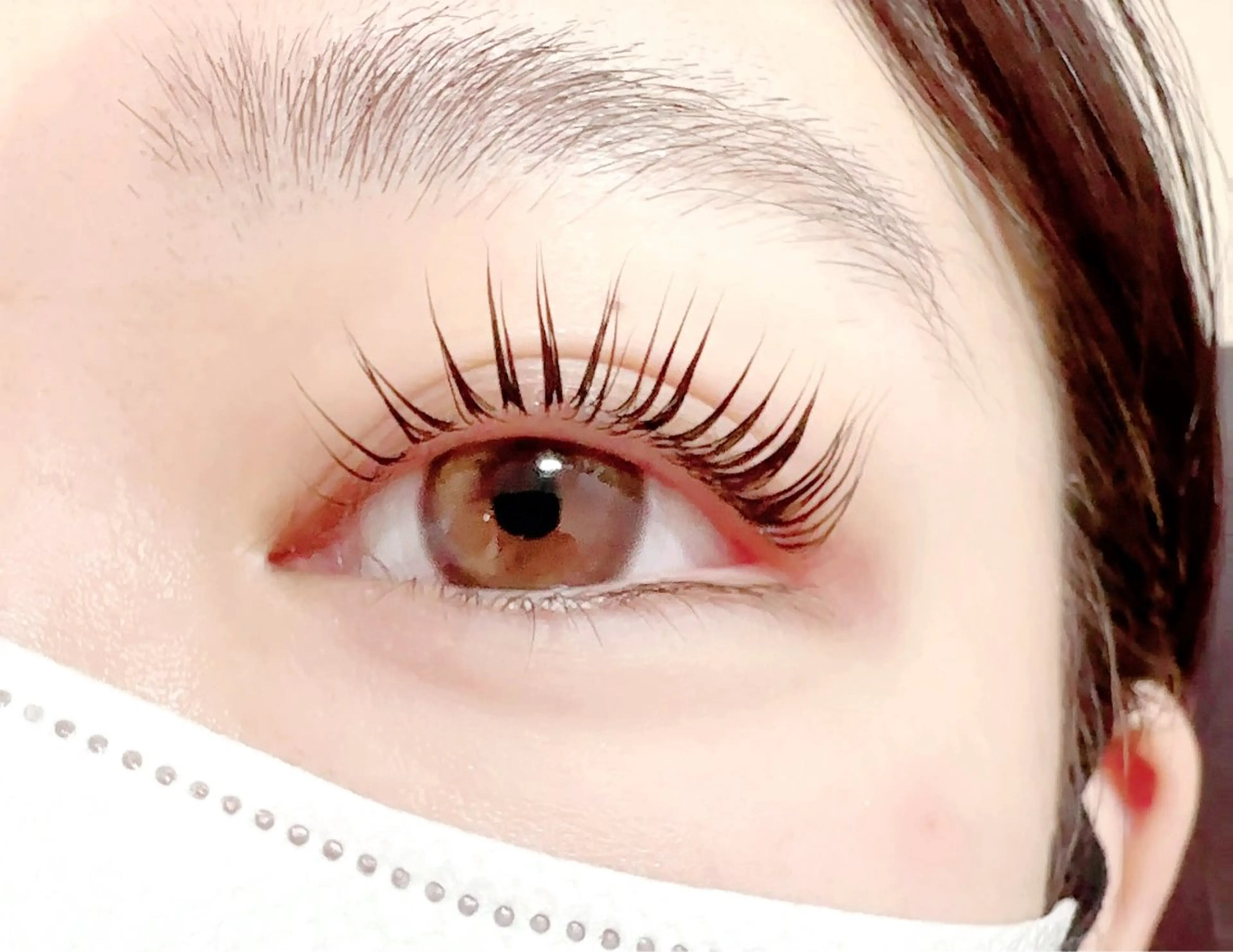 マツエク・マツパ パリジェンヌラッシュリフト EARTH coiffure beaute 東松山店所属・徳江 清美のマツエク・マツパデザイン