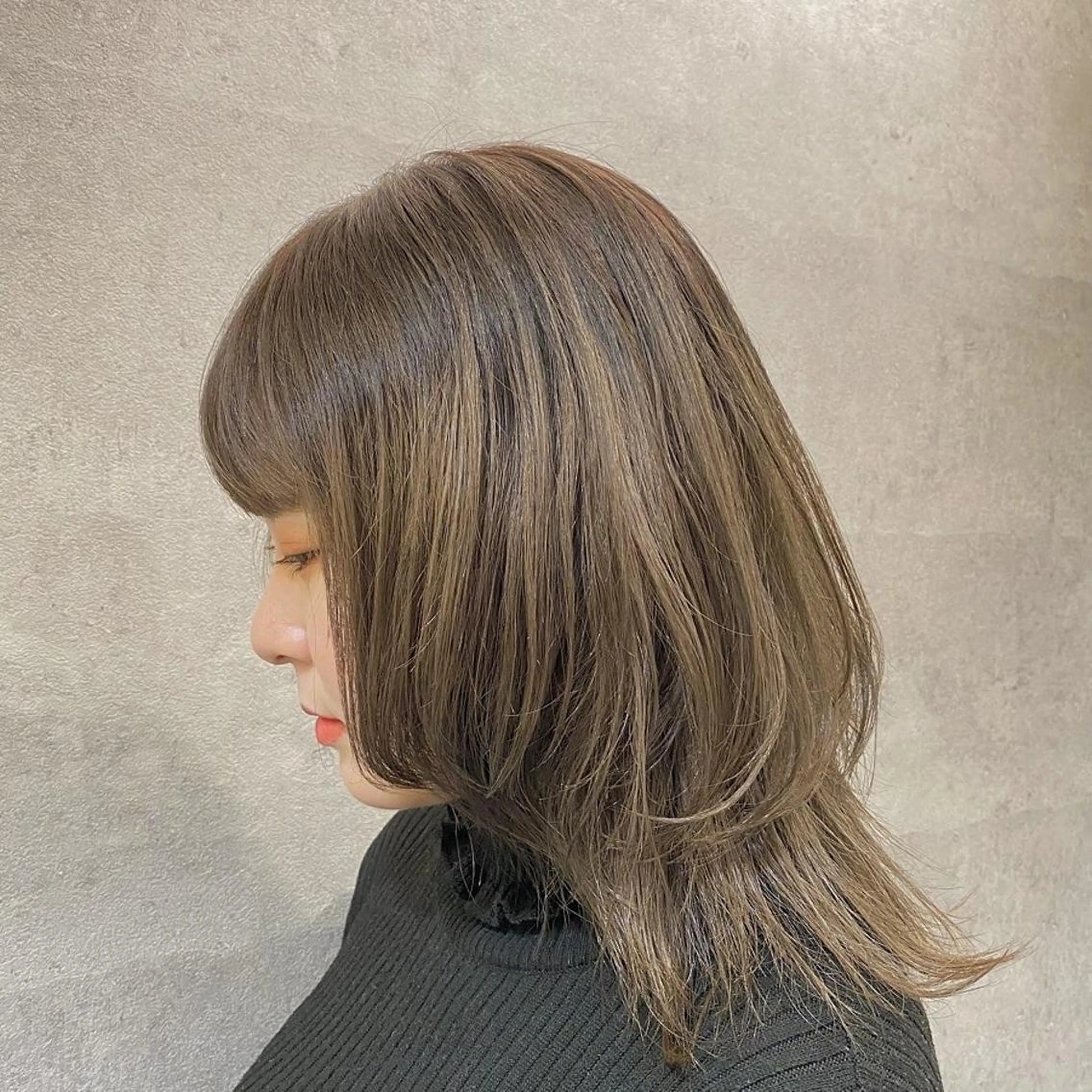 カラー LATTE所属・垢抜け顔周り／韓国 ヘア𝑺𝒂𝒌𝒊のヘアスタイル