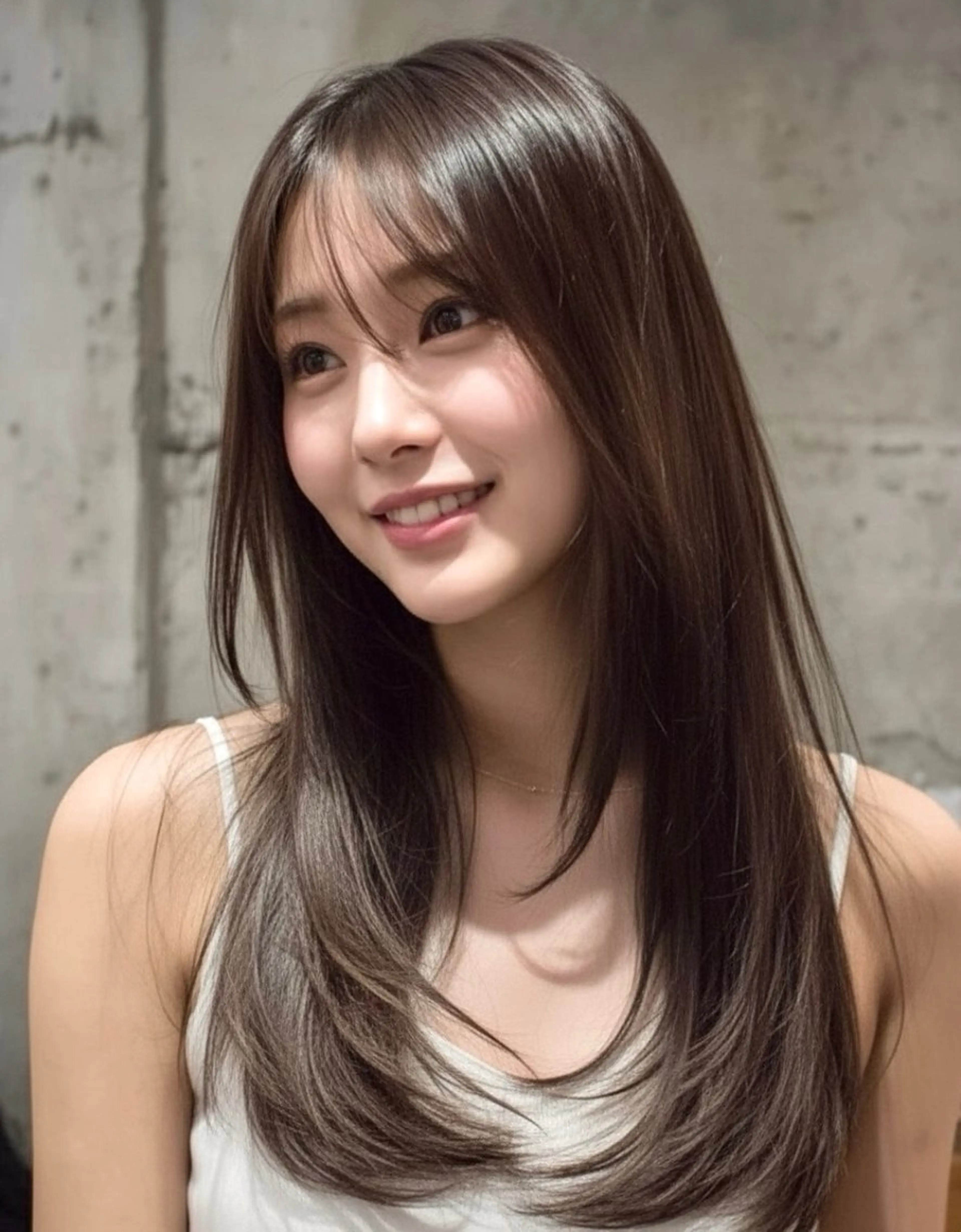 ロング くびれヘア レイヤーカット ロング カット トリートメント 柔らか透明感カラー ☀️koshi☀️のヘアスタイル