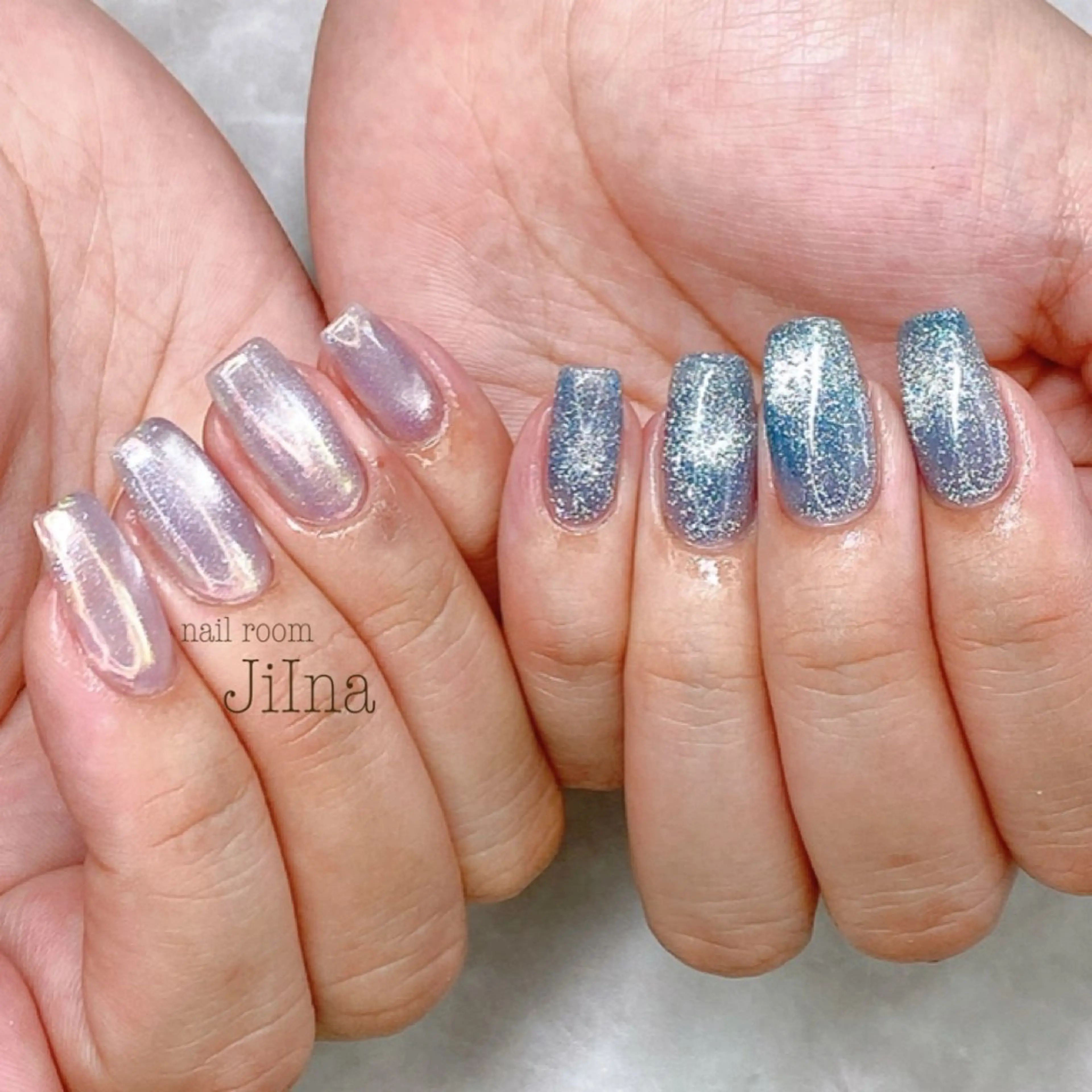 ネイル フラッシュネイル マグネットネイル nail room JiInaのネイルデザイン