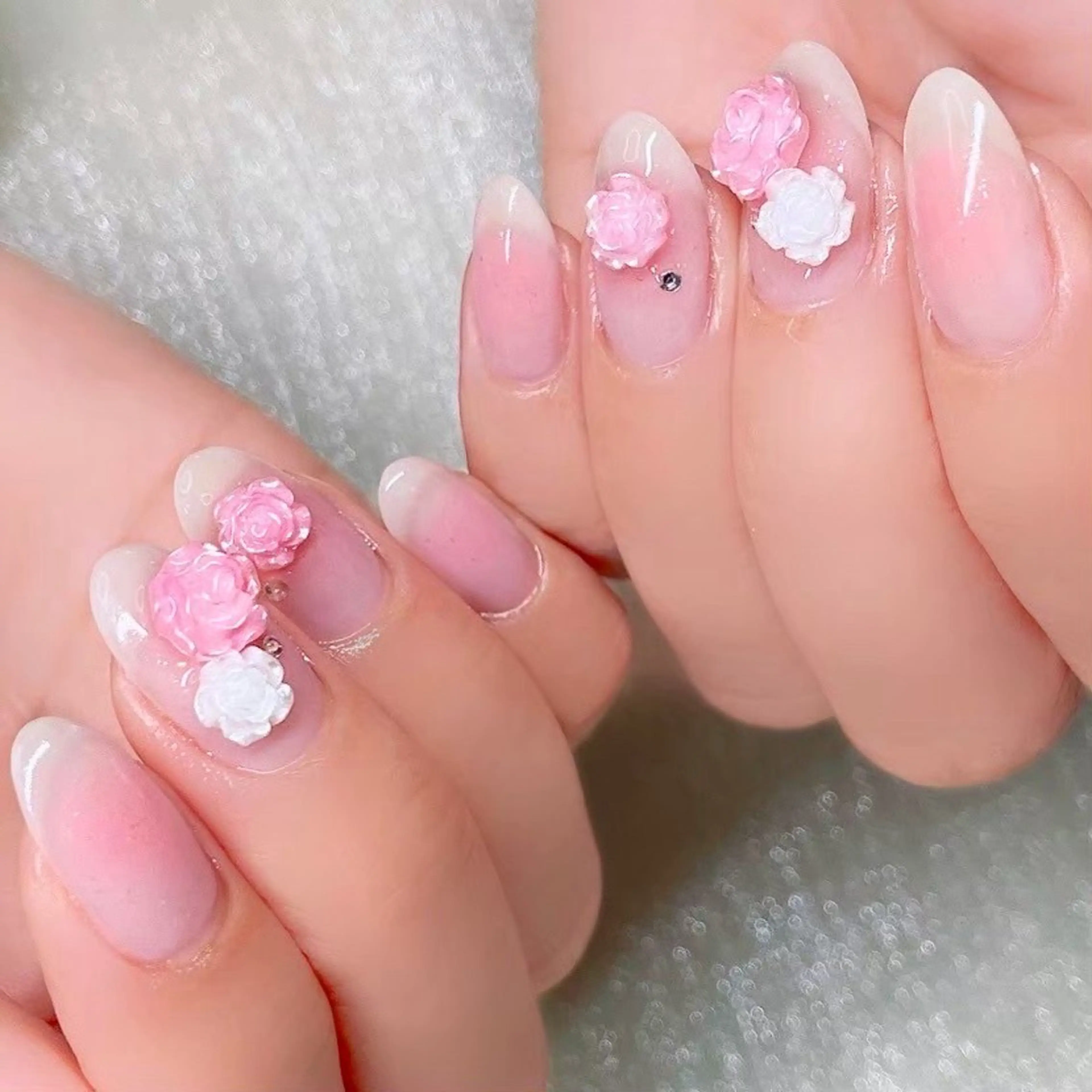 ネイル ストーンネイル ハンドネイル Nailist SUZU所属・Nailist suzuのネイルデザイン