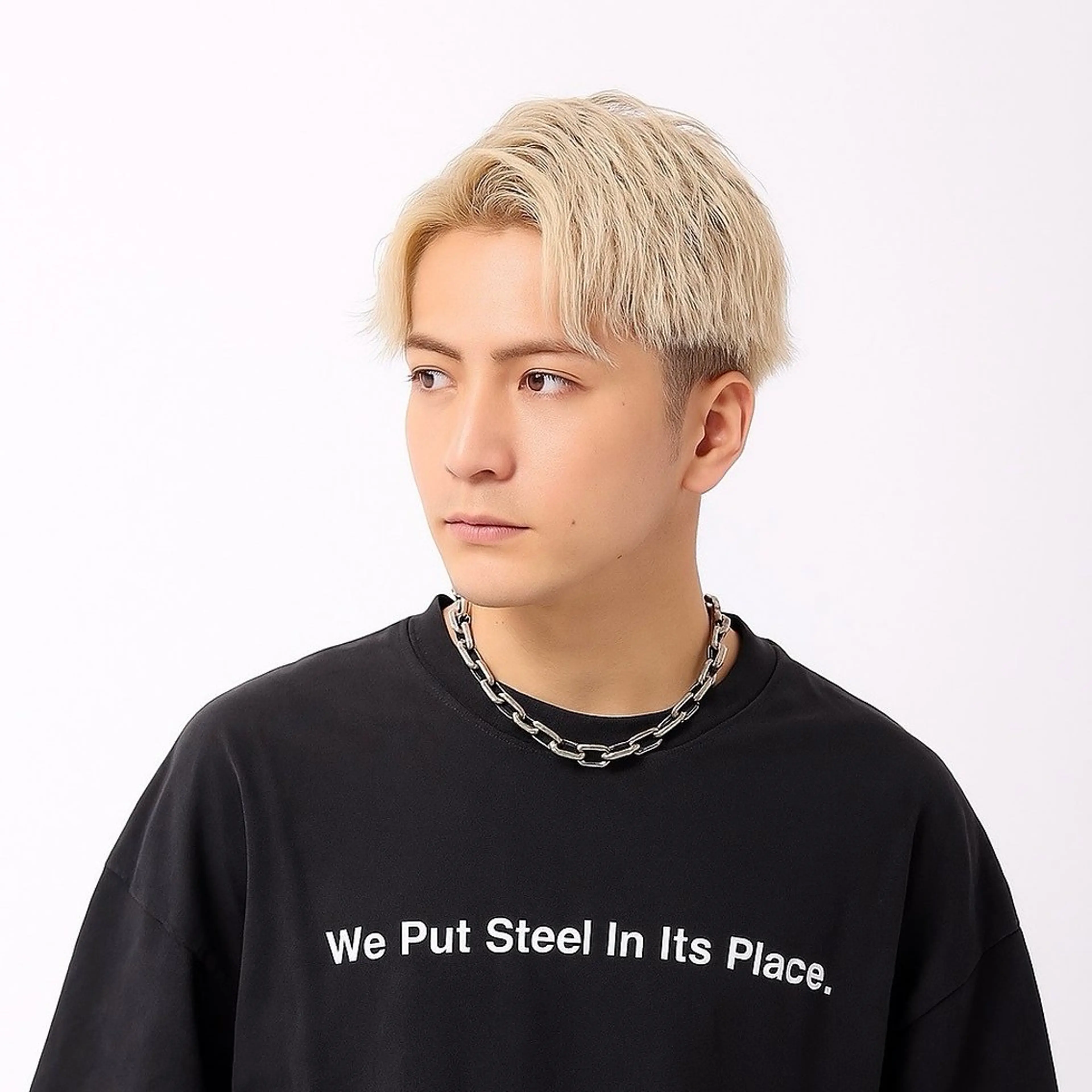 メンズカット＋ケアブリーチ＋ケアカラー＋シルクトリートメントの写真