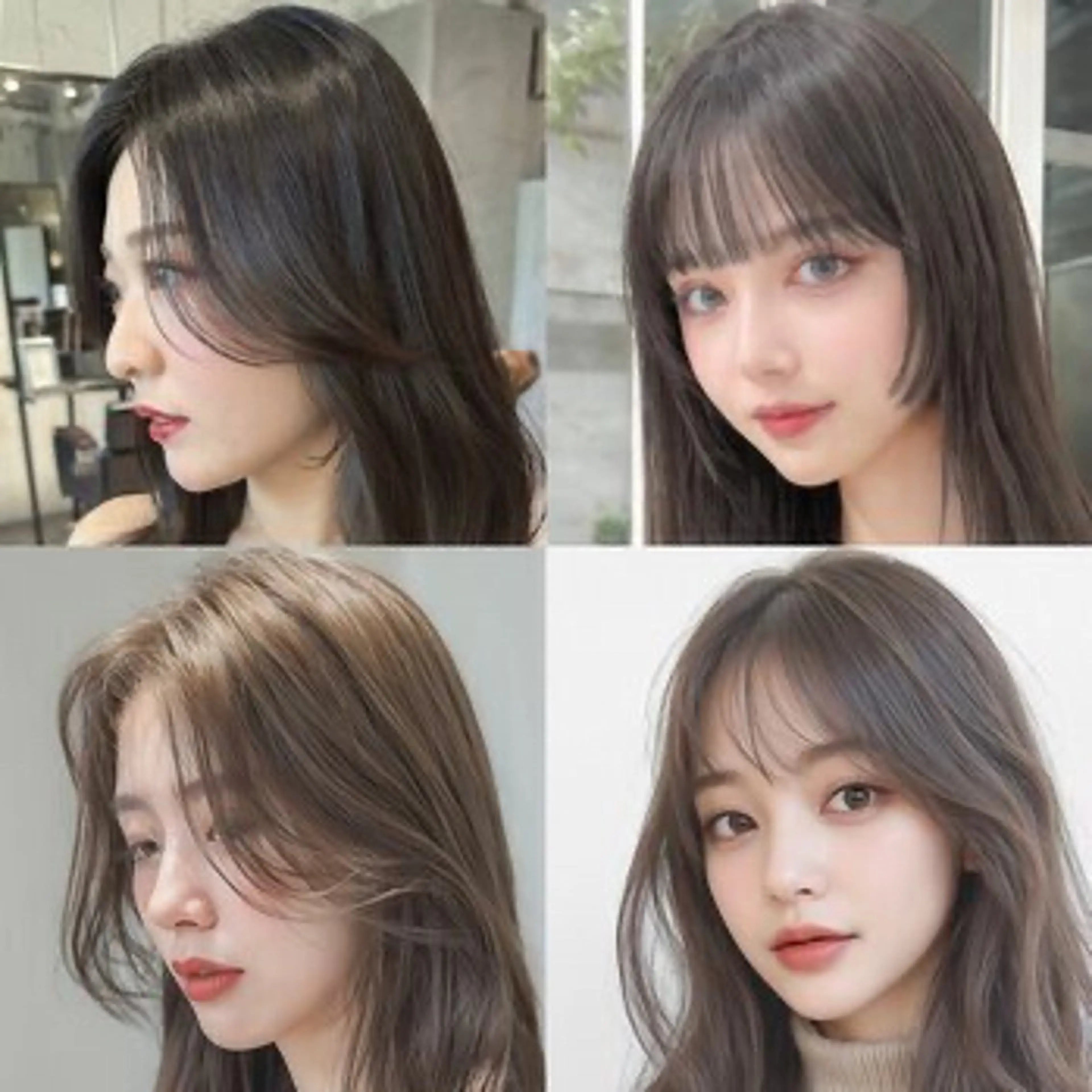 ロング カラー おくれ毛 小顔カット カット ヘアカラー トリートメント ♦️髪質改善♦️ 【CHERIM】福島のヘアスタイル