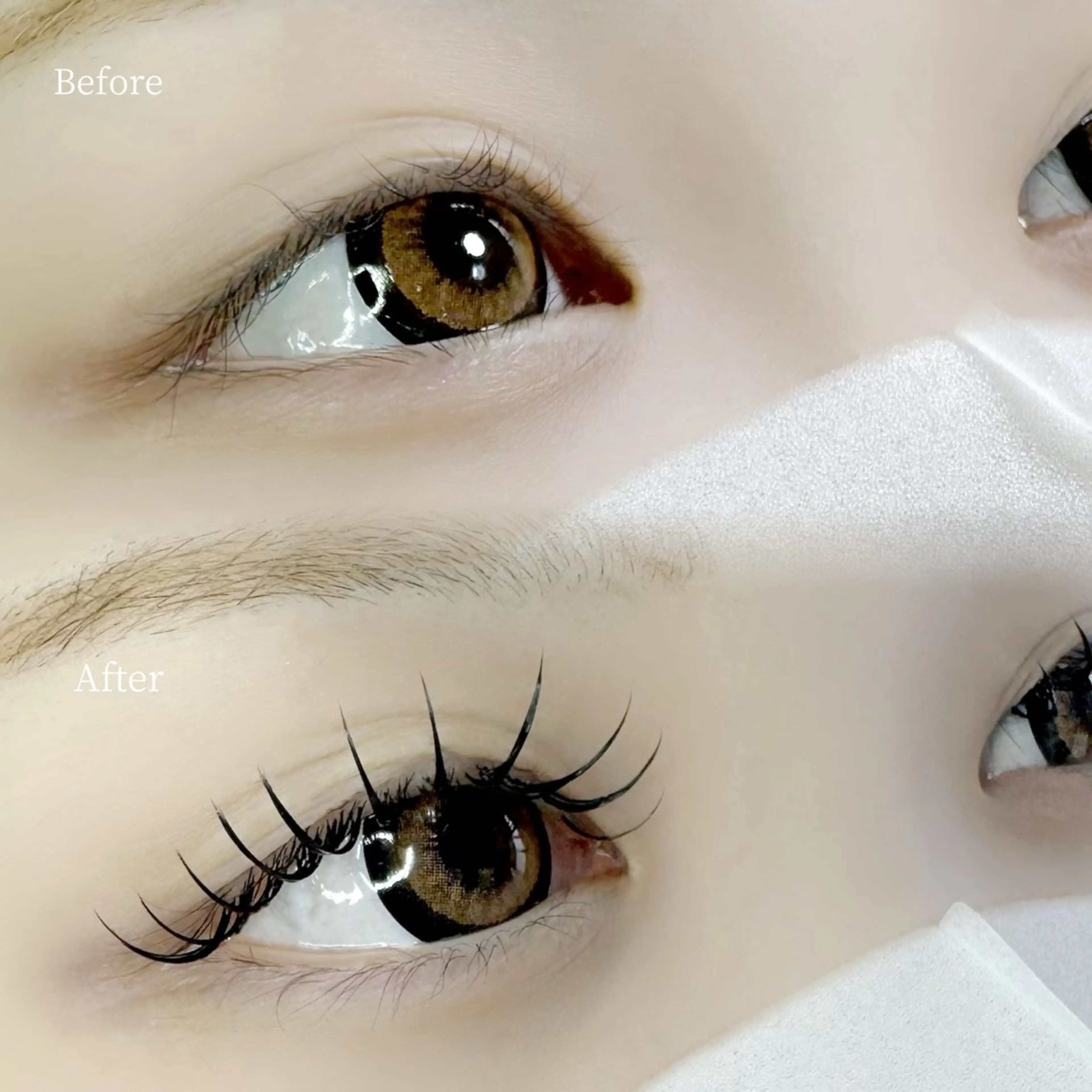 フラットラッシュエクステ 90本の写真