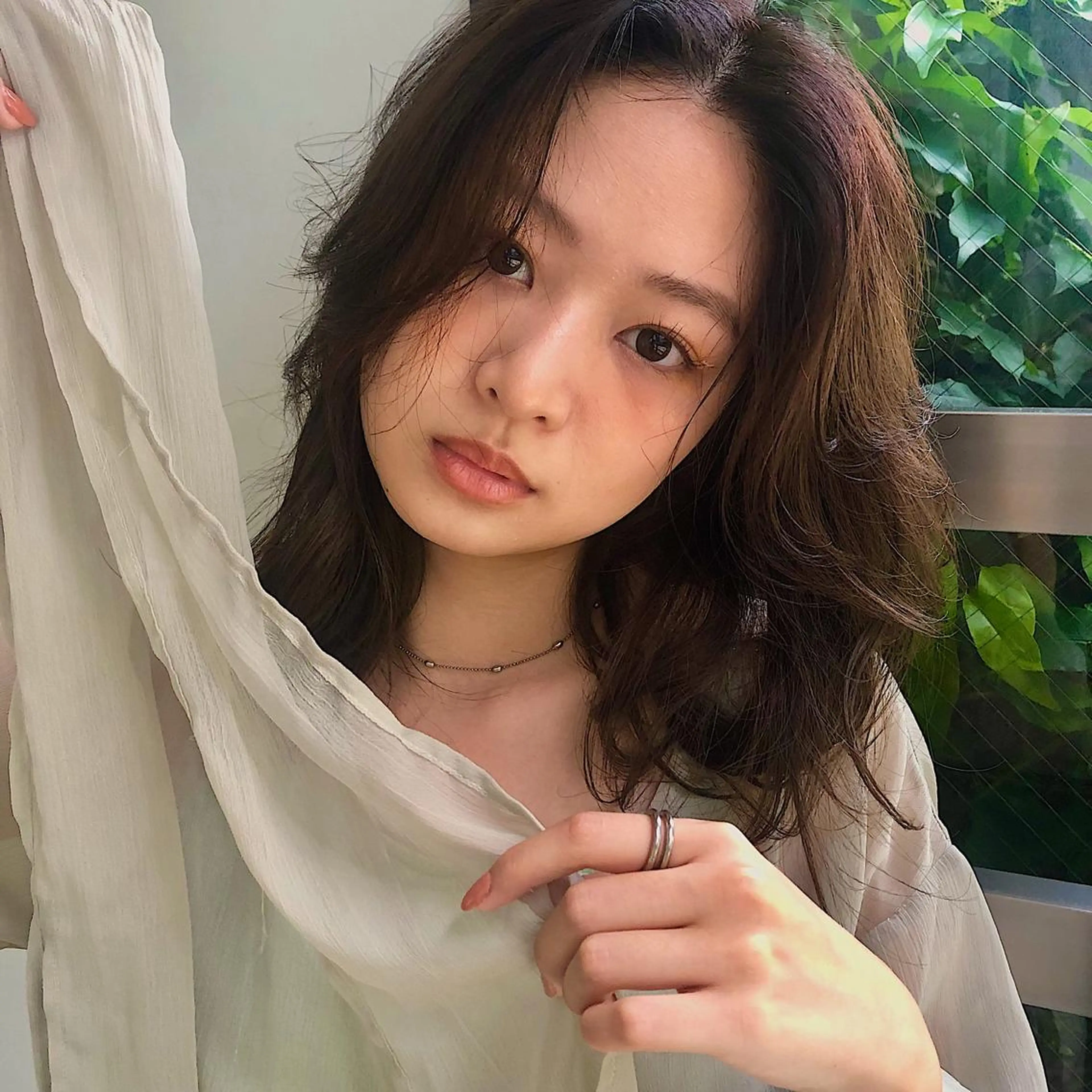 ミディアム カラー LOREN/ miuのヘアスタイル