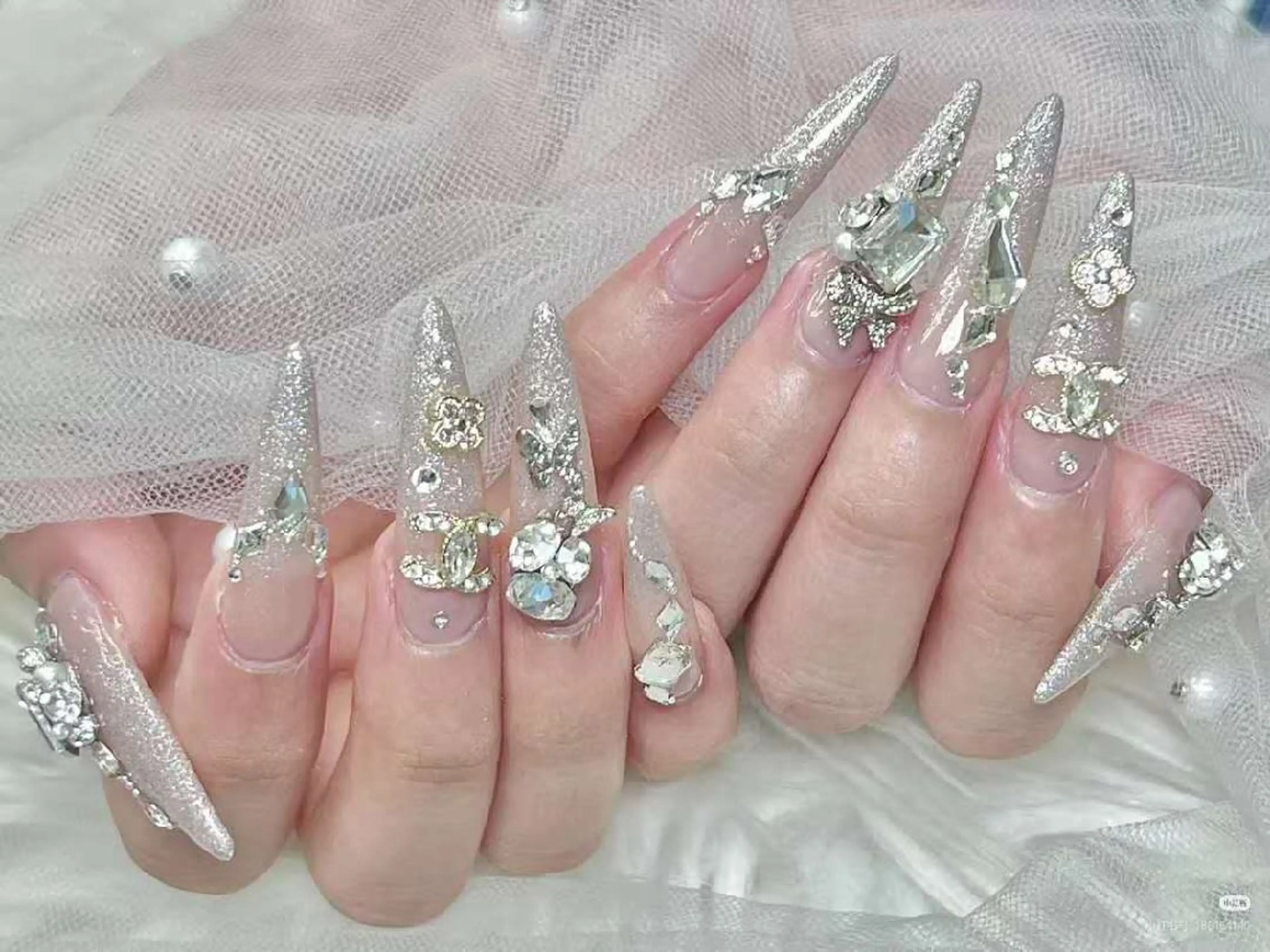 ネイル フットネイル フレンチネイル ジェルネイル ガラスフレンチ 韓国ネイル ハンドネイル ハンドケア The  Nail 新大久保店のその他イメージ