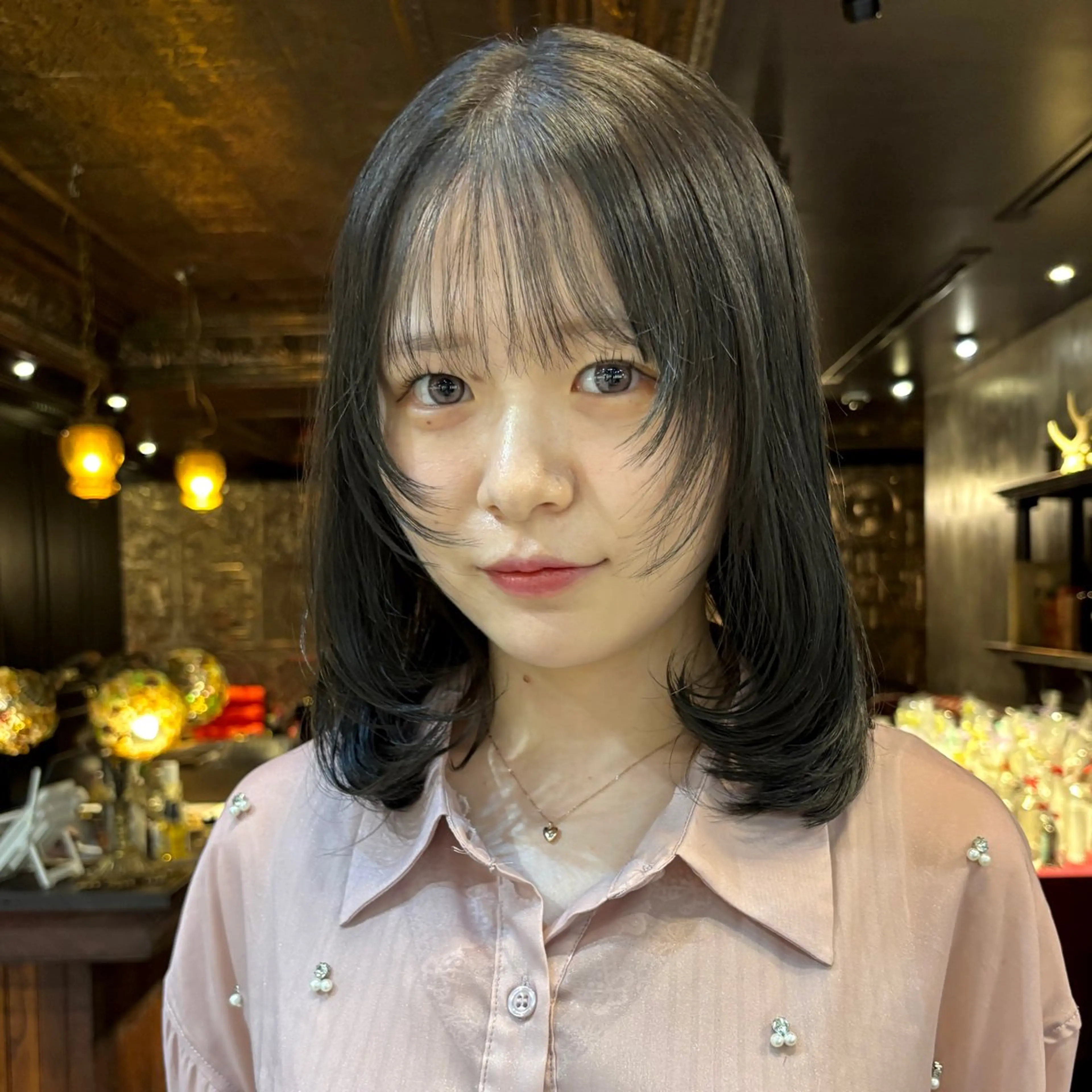 ミディアム カラー 【当日OK◉】レ イヤー/透明感カラーのヘアスタイル