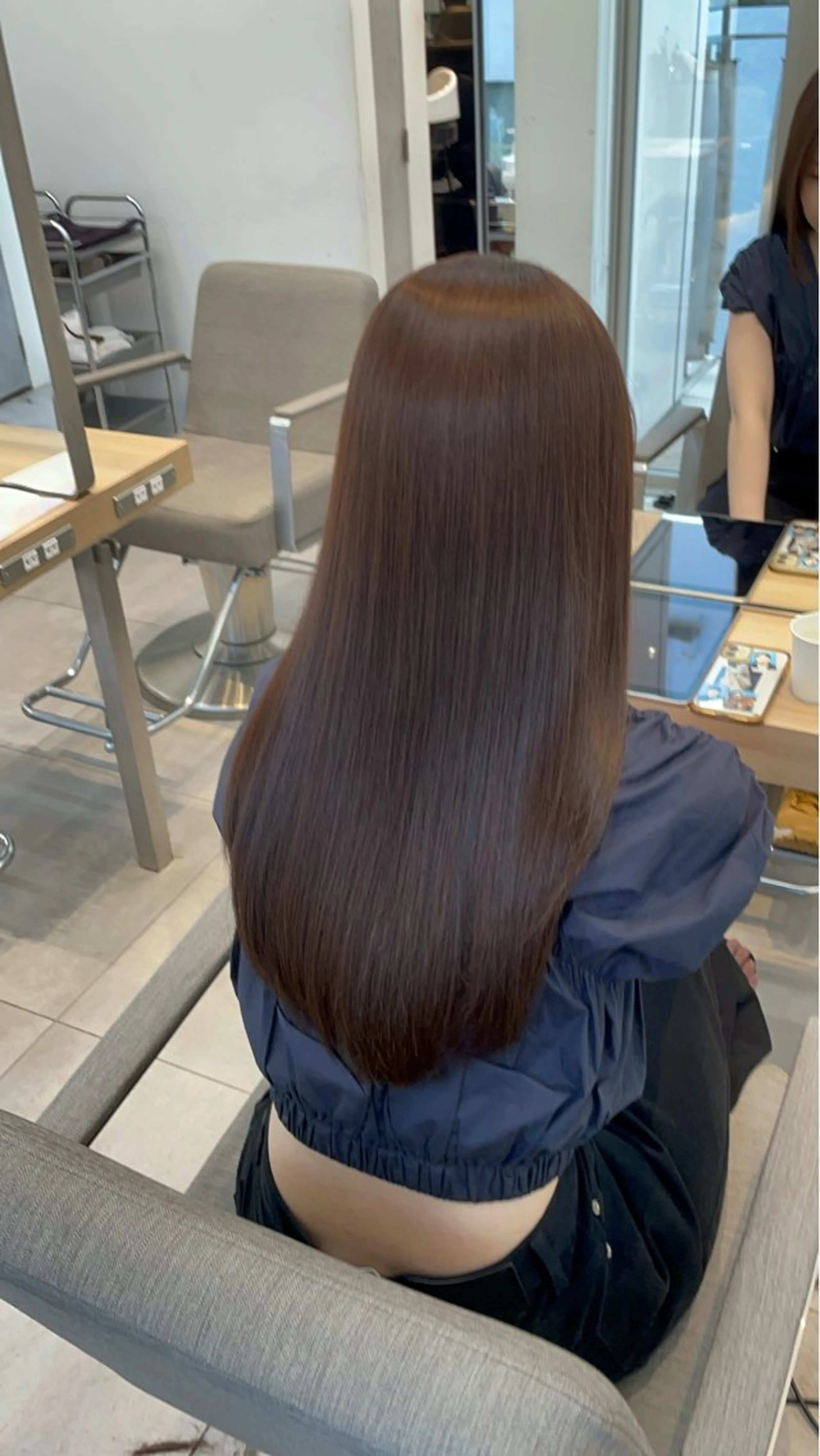 ロング カット 縮毛矯正 トリートメント ヘッドスパ ✨髪質改善✨美髪 矯正🫧小泉のヘアスタイル