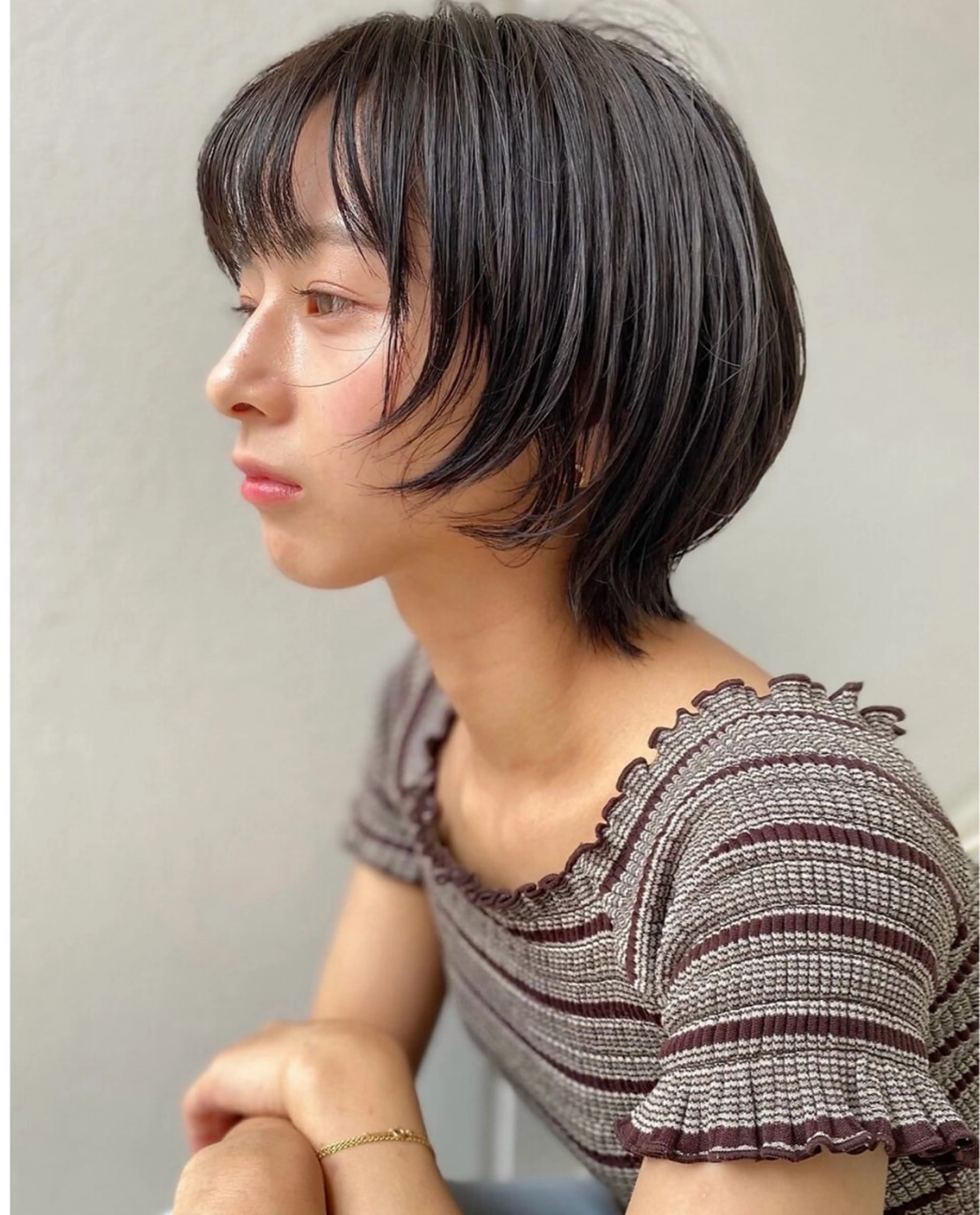ショート ブリーチなし透明感 カラー✳︎ayaneのヘアスタイル