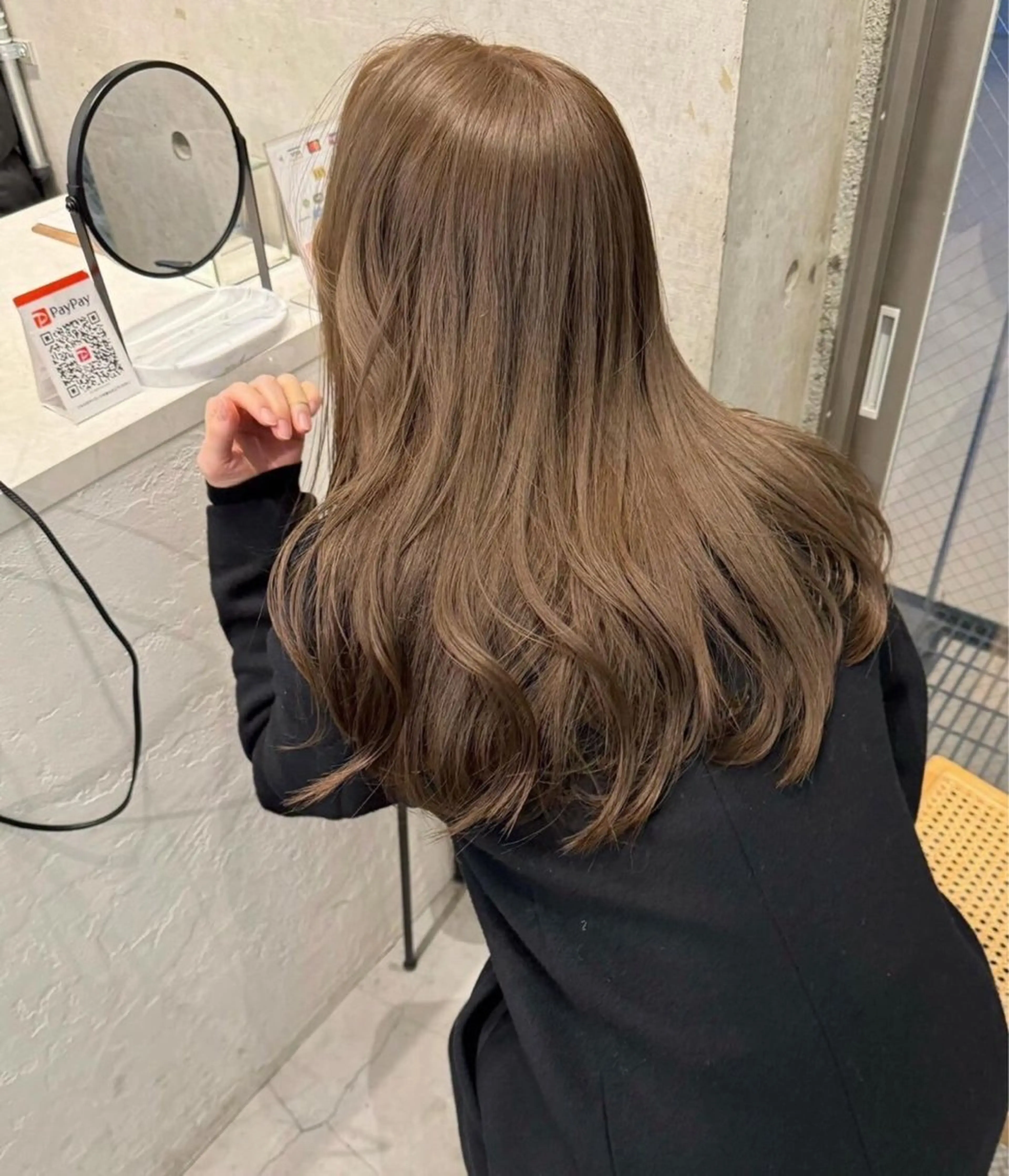 ロング カラー カット ヘアカラー トリートメント 🎀優姫 🎀  韓国レイヤーのヘアスタイル