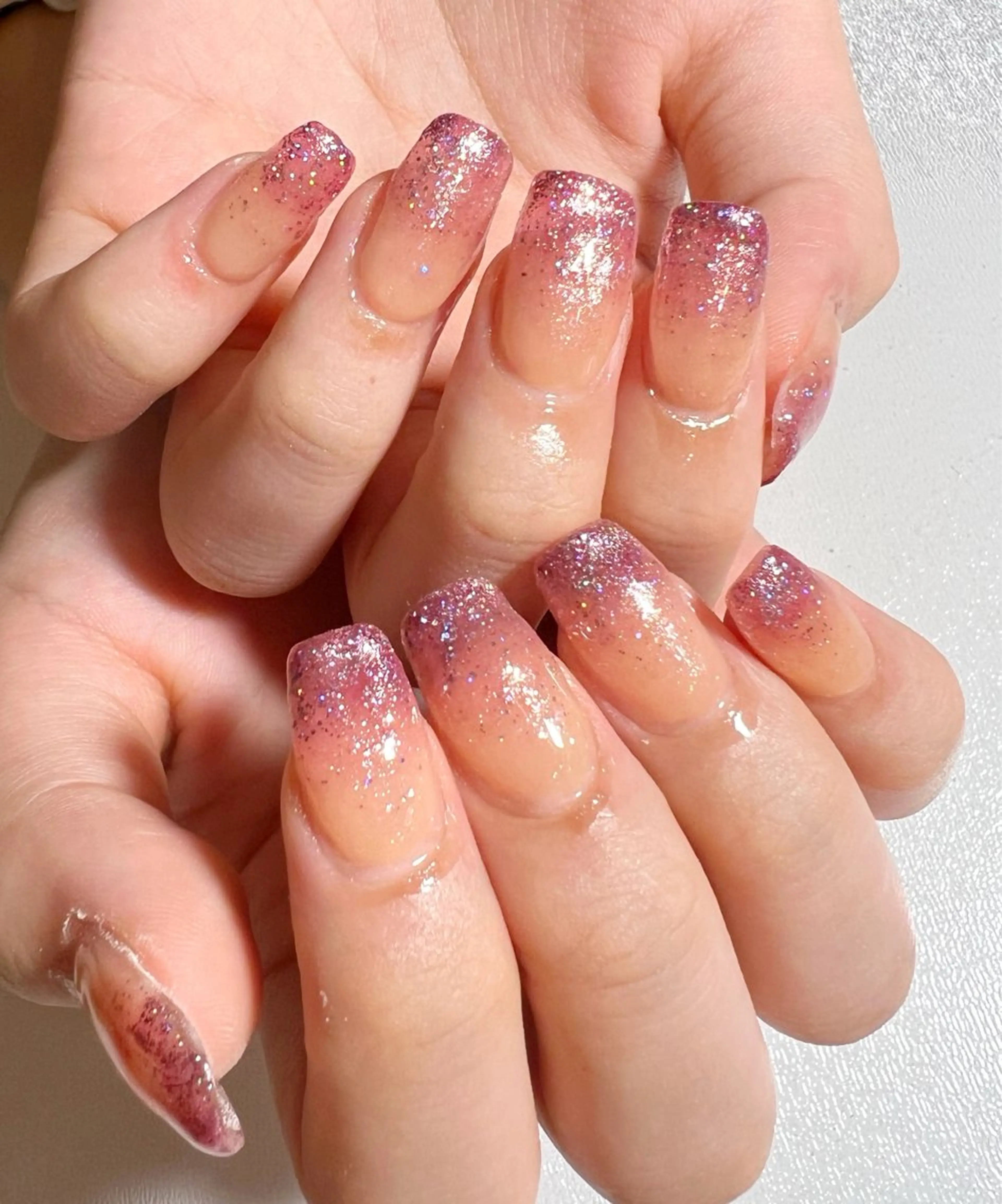 ネイル グラデーション 春ネイル ハンドネイル private salon mieのネイルデザイン