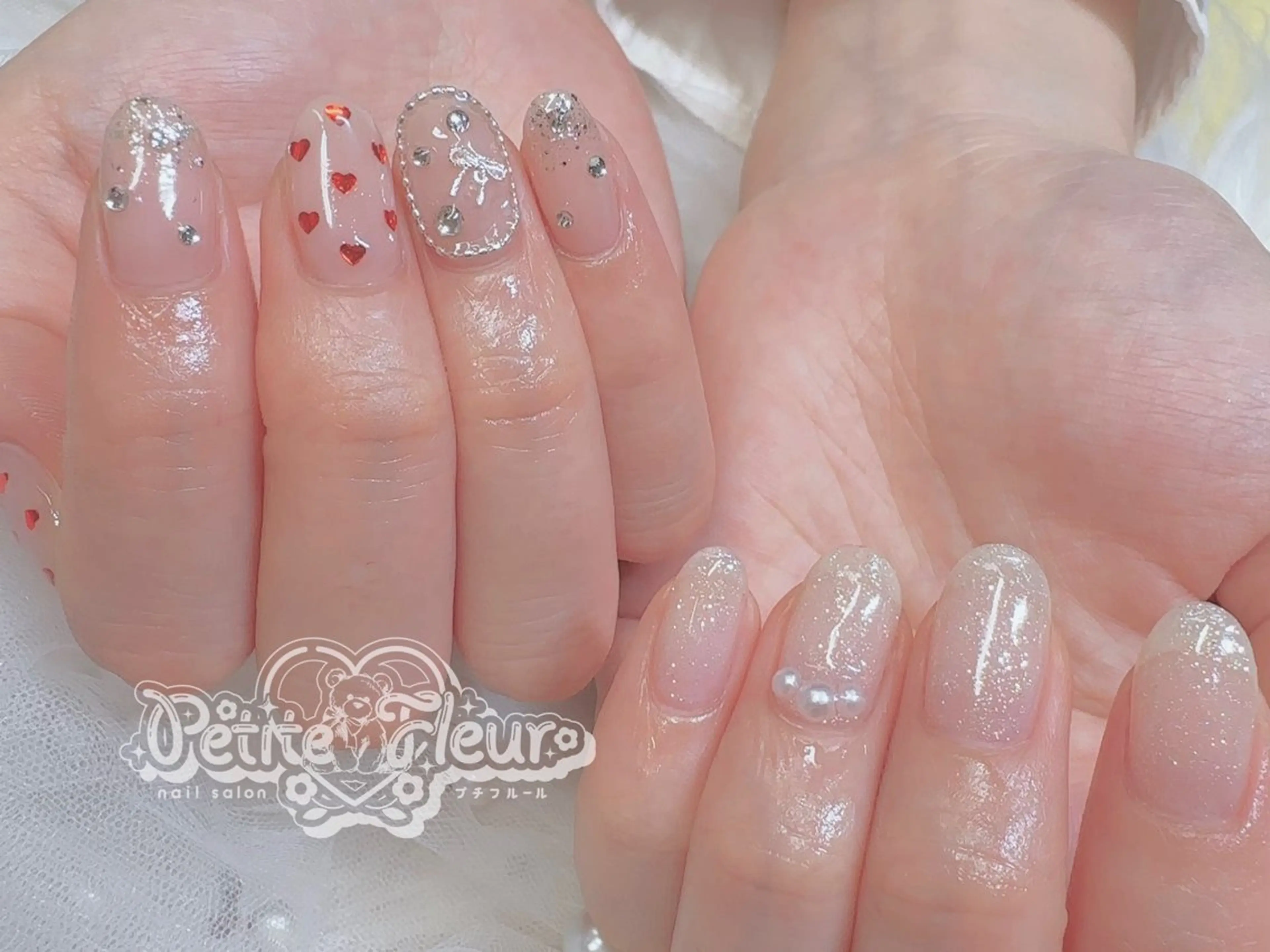 ネイル ハンドネイル ❁⃘*。Petite fleur❁⃘*りさのネイルデザイン