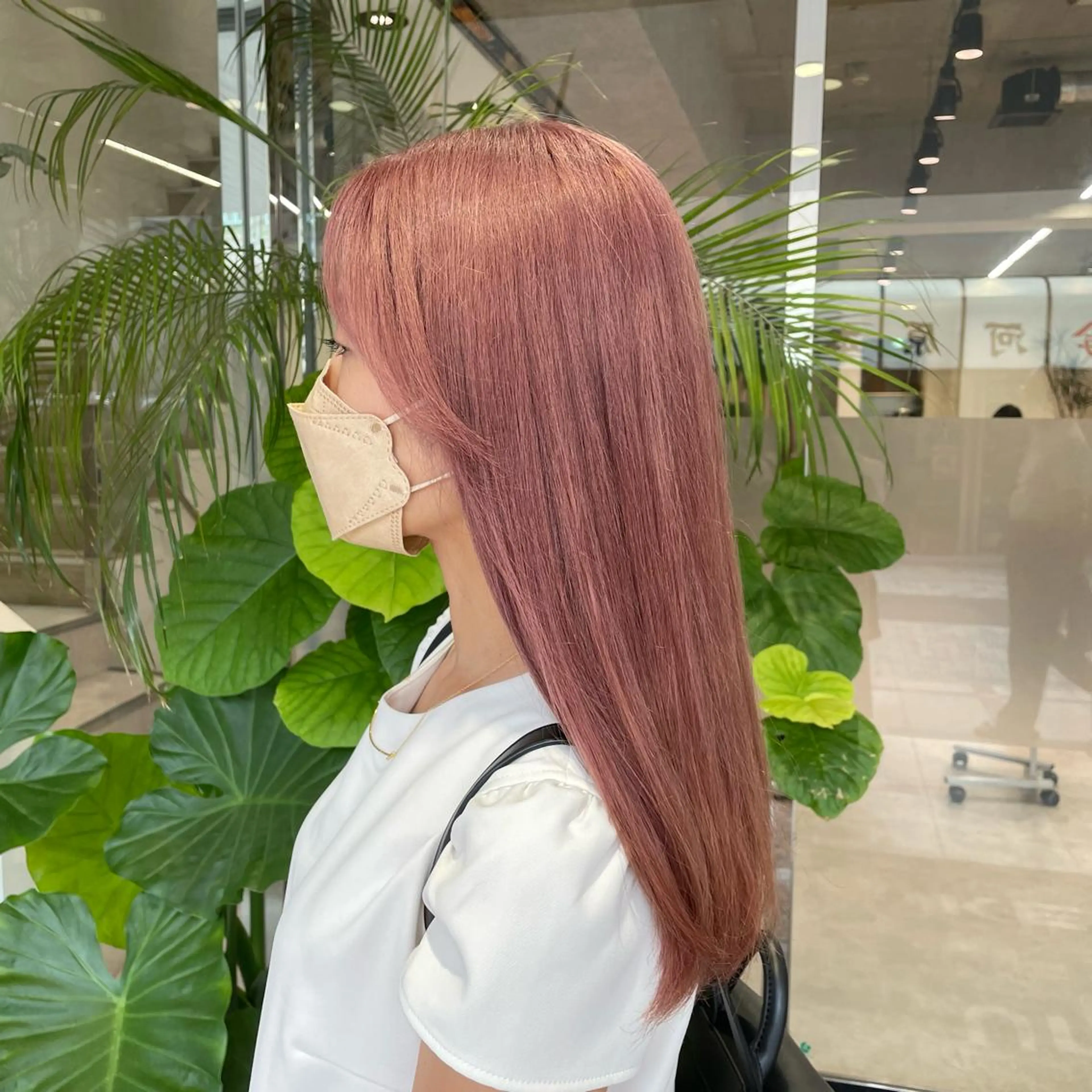 カラー ハイトーンカラー ピンクカラー ヘアカラー ピンクカラー🎀/ ミルクティー🍼花音のヘアスタイル