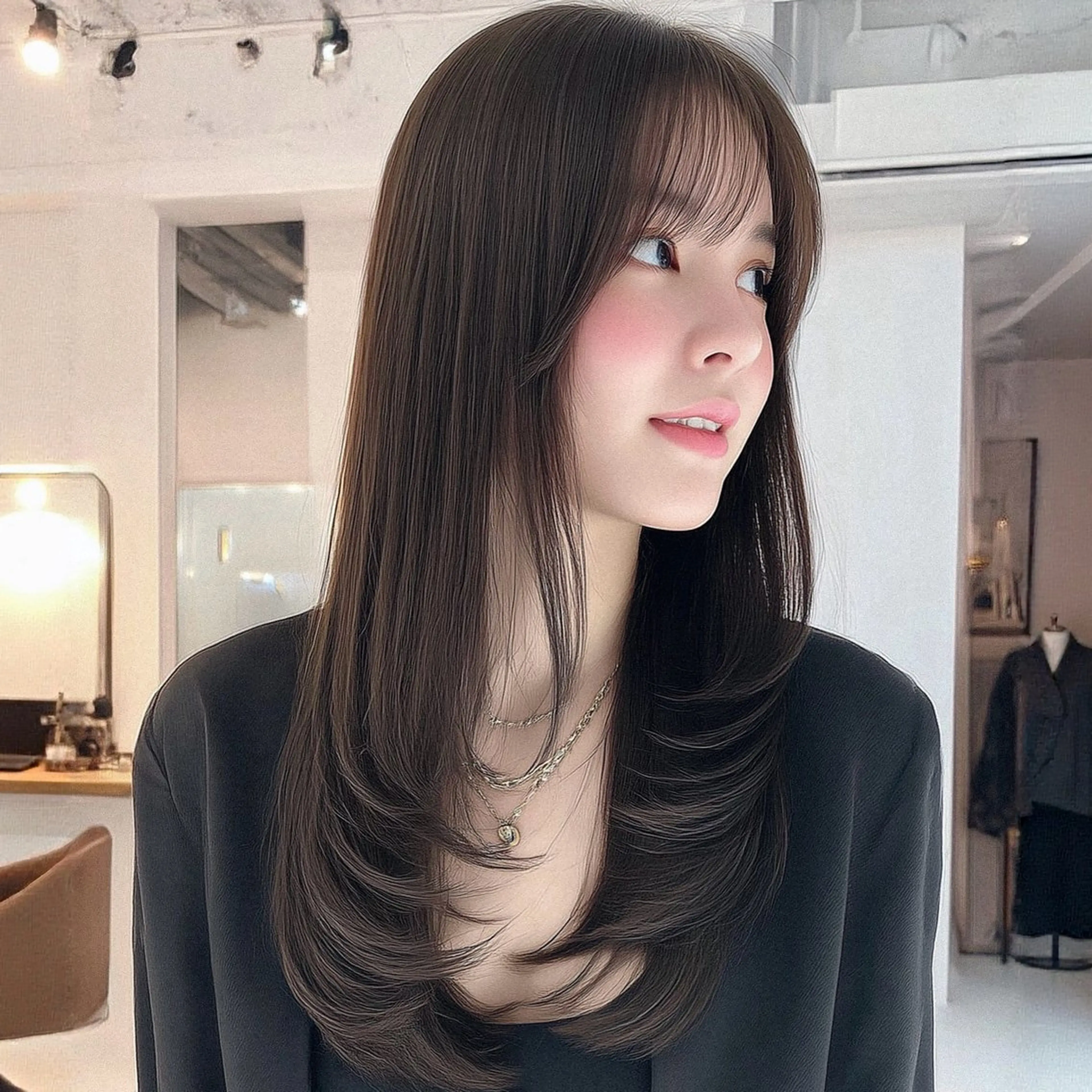 【ケア人気NO1メニュー✨】✂️カット+髪質改善ケアカラー🎨+髪質改善バイカルテTR✂️の写真