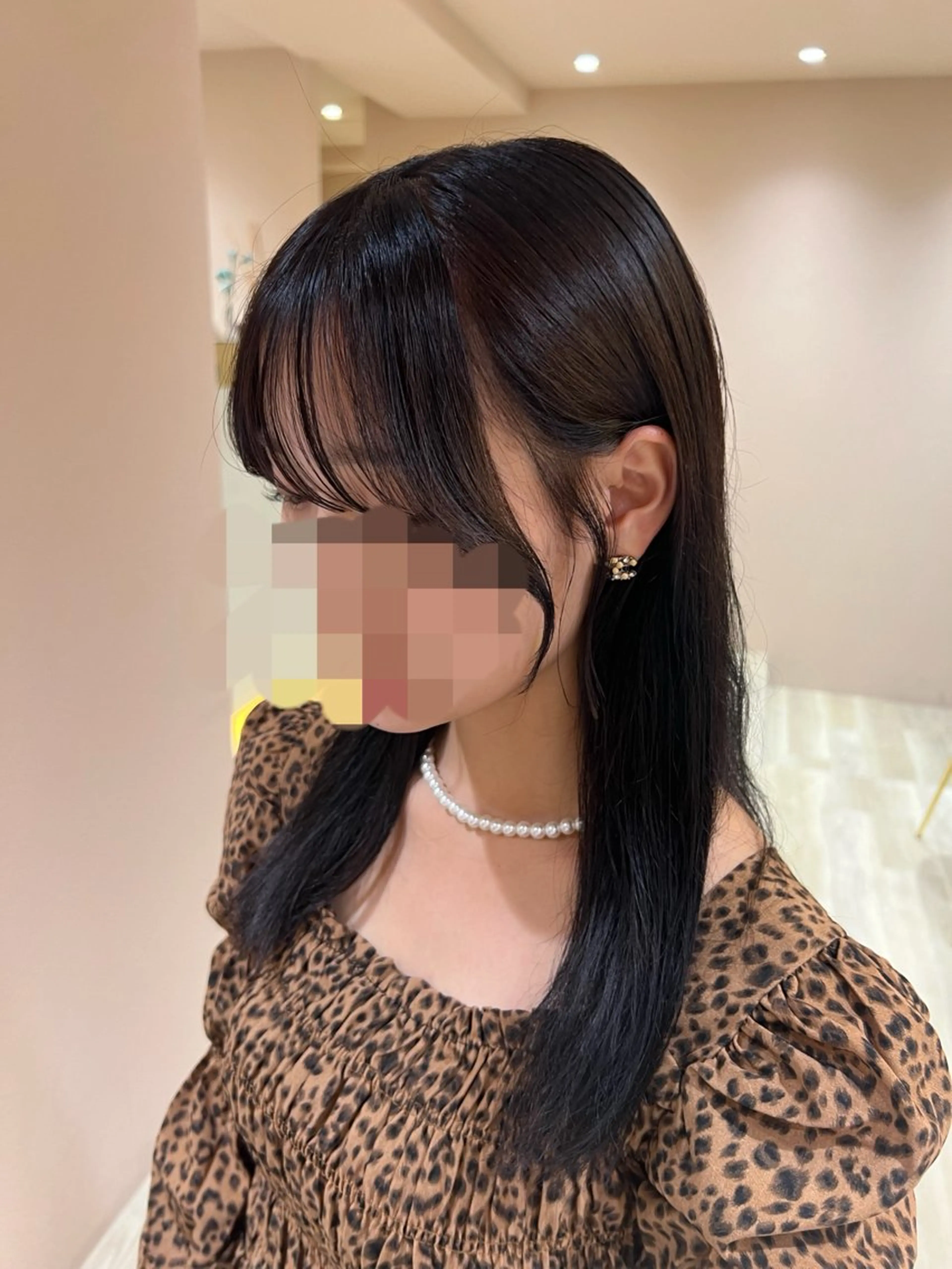 ロング レイヤーカット/ 透明感カラー/めいのヘアスタイル