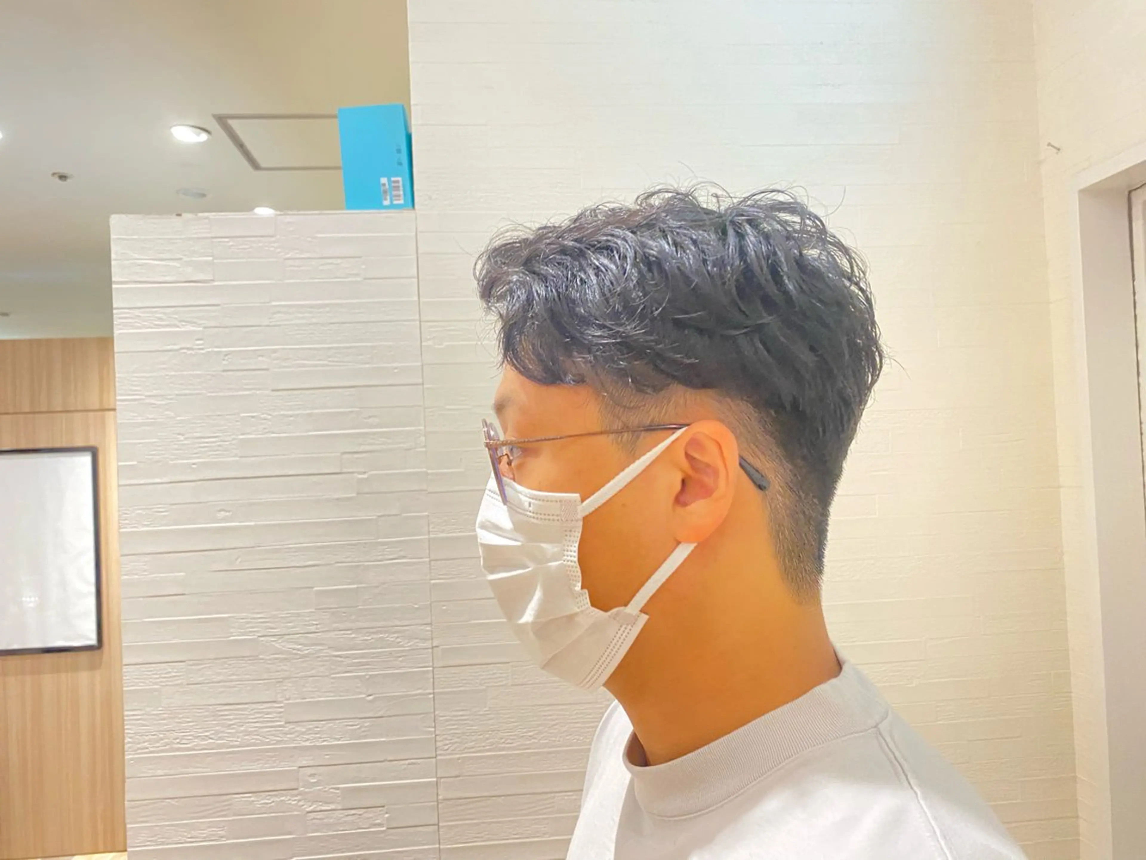 ショート パーマ メンズ イシカワ ユウタのヘアスタイル