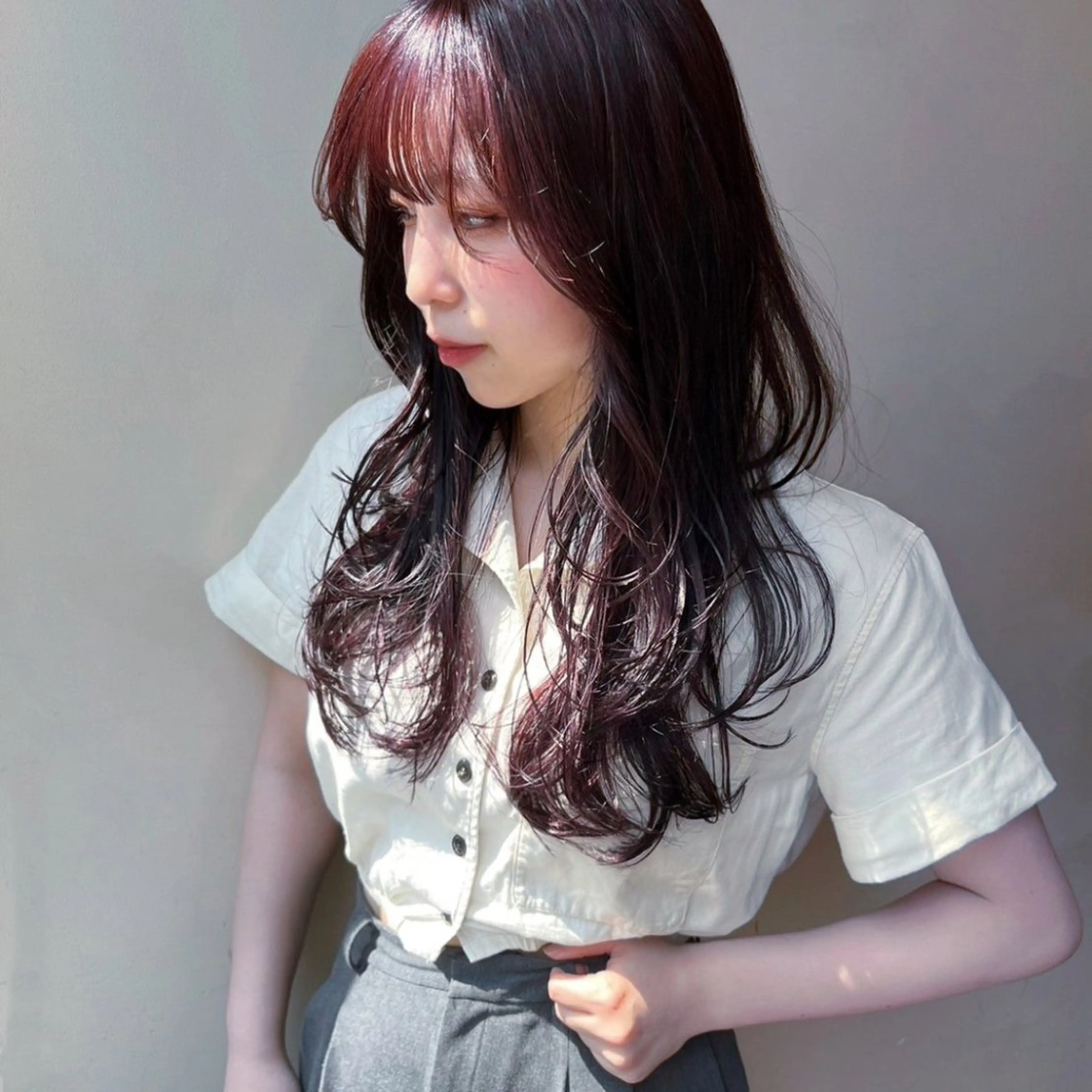 ロング カラー 海外風レイヤー💋 sanaのヘアスタイル
