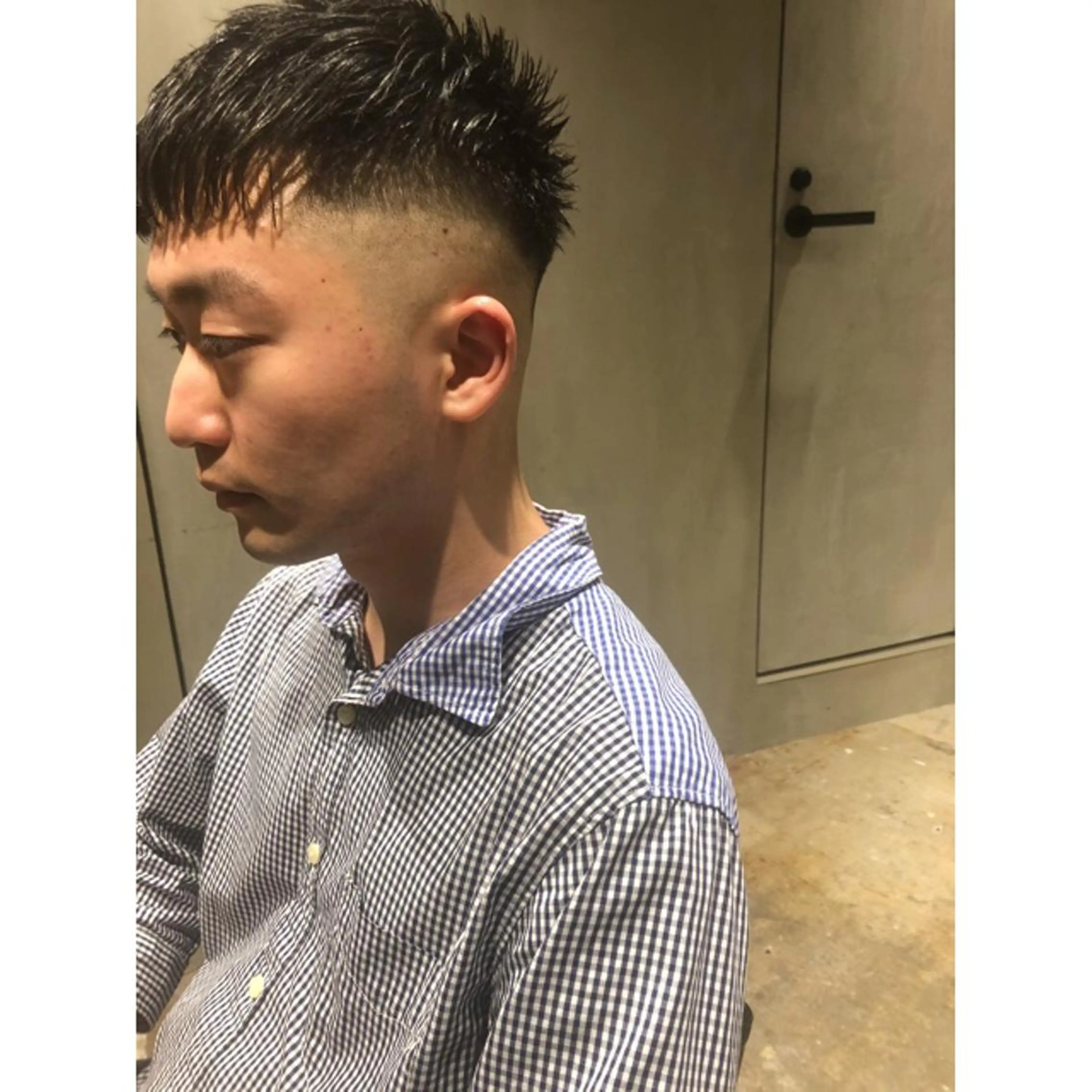 メンズ フェードカット 刈り上げ 🌈圧倒的デザイン パーマ　関和希のヘアスタイル
