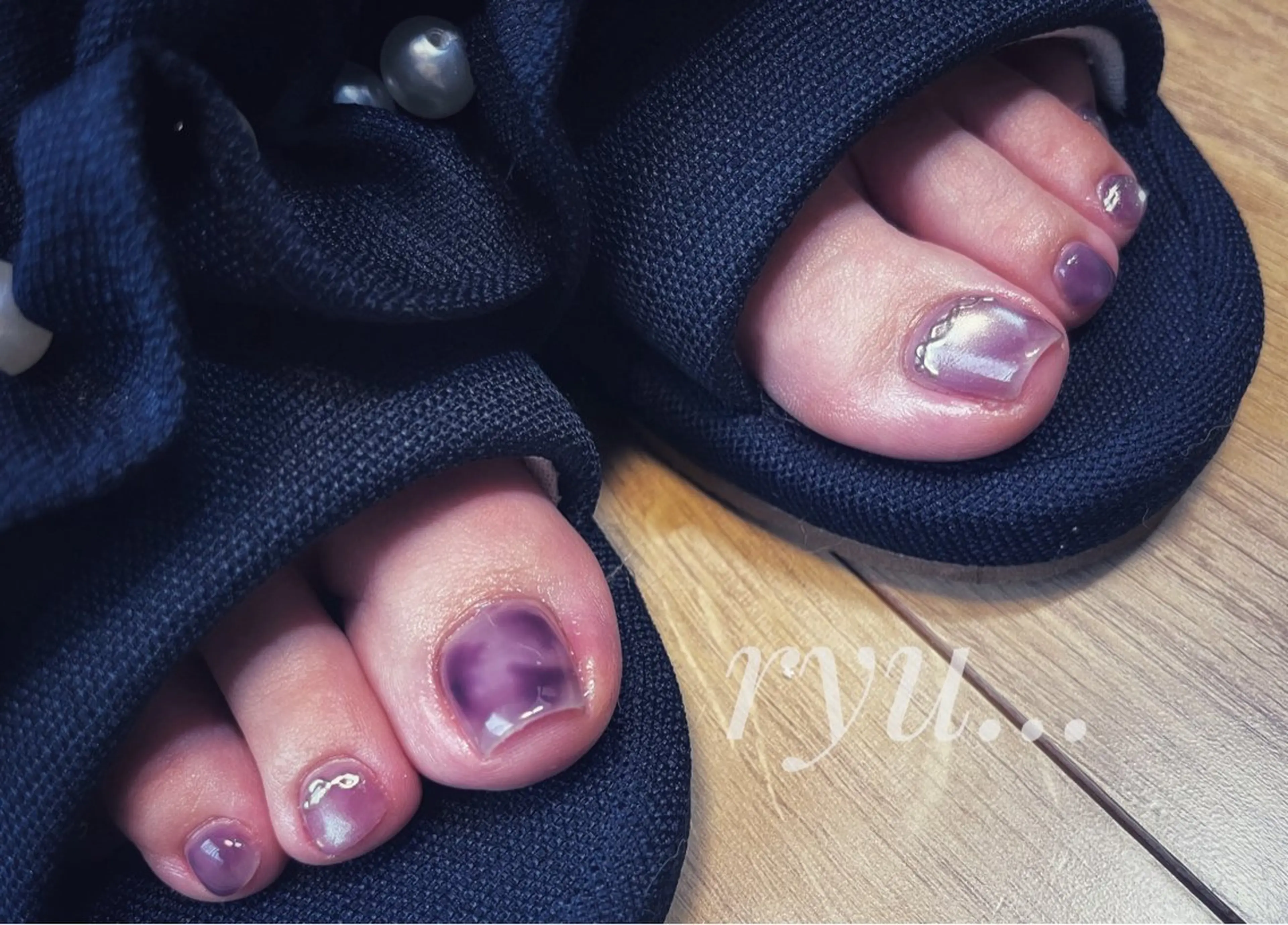 ネイル フットネイル 筒井 美穂のネイルデザイン