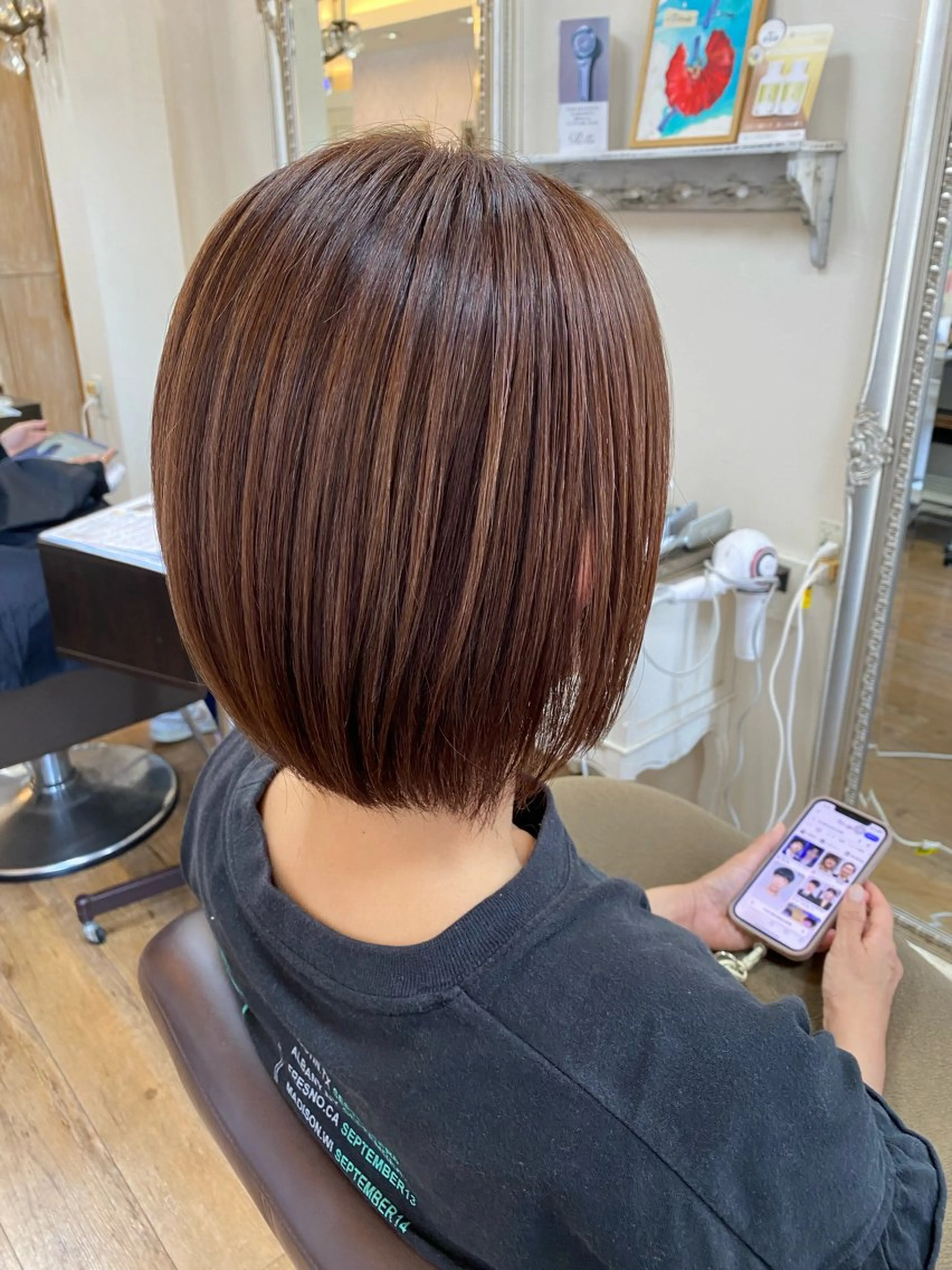カット＋ワンカラー(ロングの方限定)の写真
