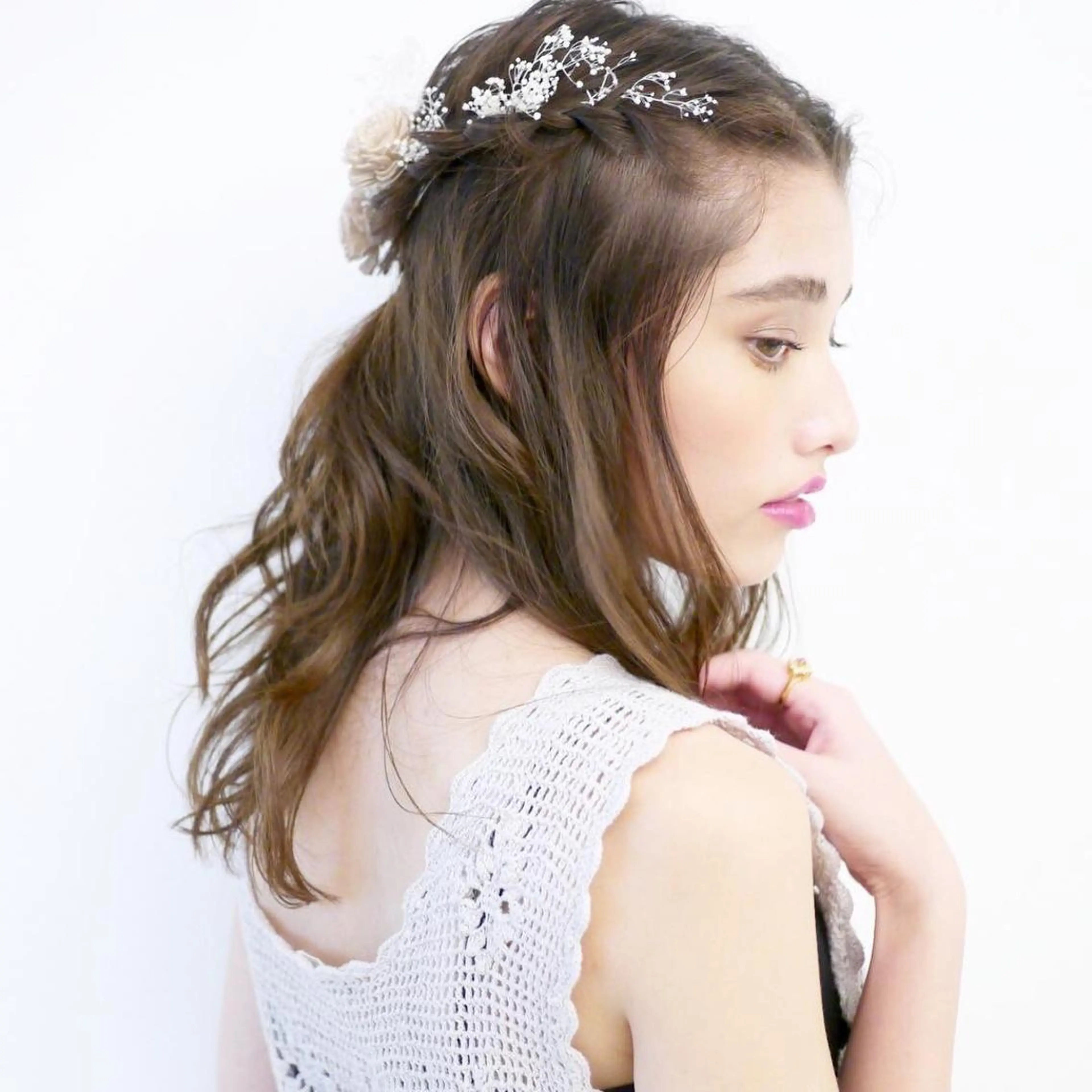 ロング カラー パーマ ヘアアレンジ ulu-ウル所属・北川 大輔のヘアスタイル