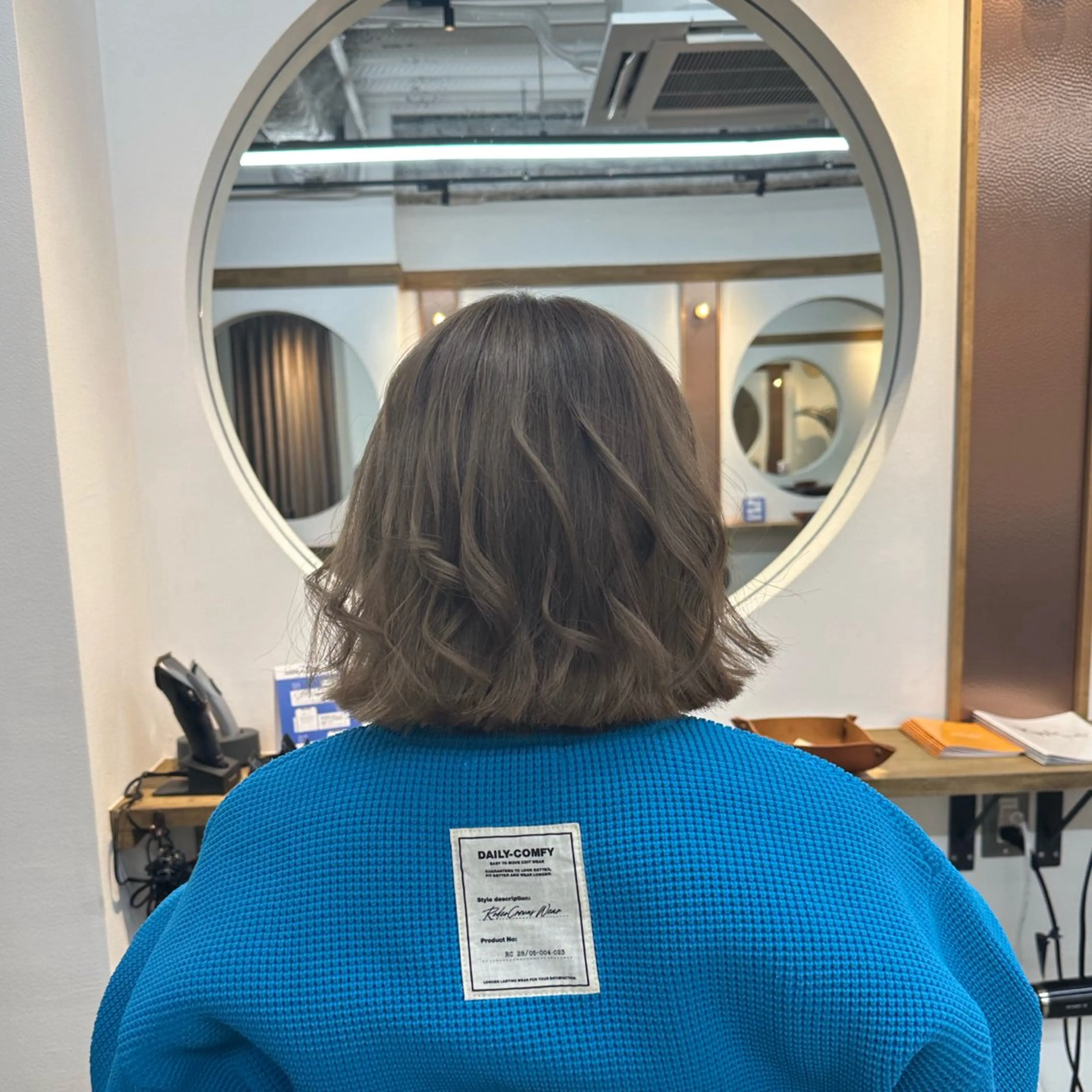 ミディアム カラー 透明感カラー 外ハネヘア 🫧FEAT. ／Rikka 🫧のヘアスタイル