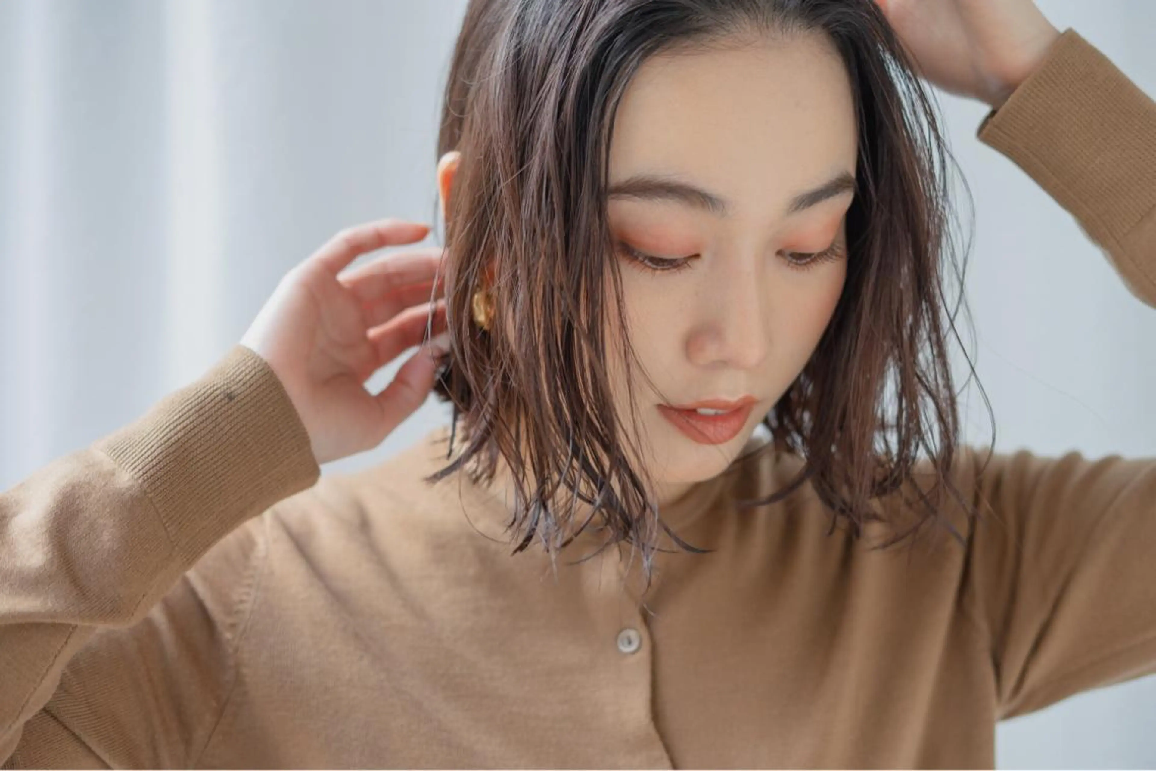 ミディアム カラー レイヤー.ボブ/ アヤミのヘアスタイル