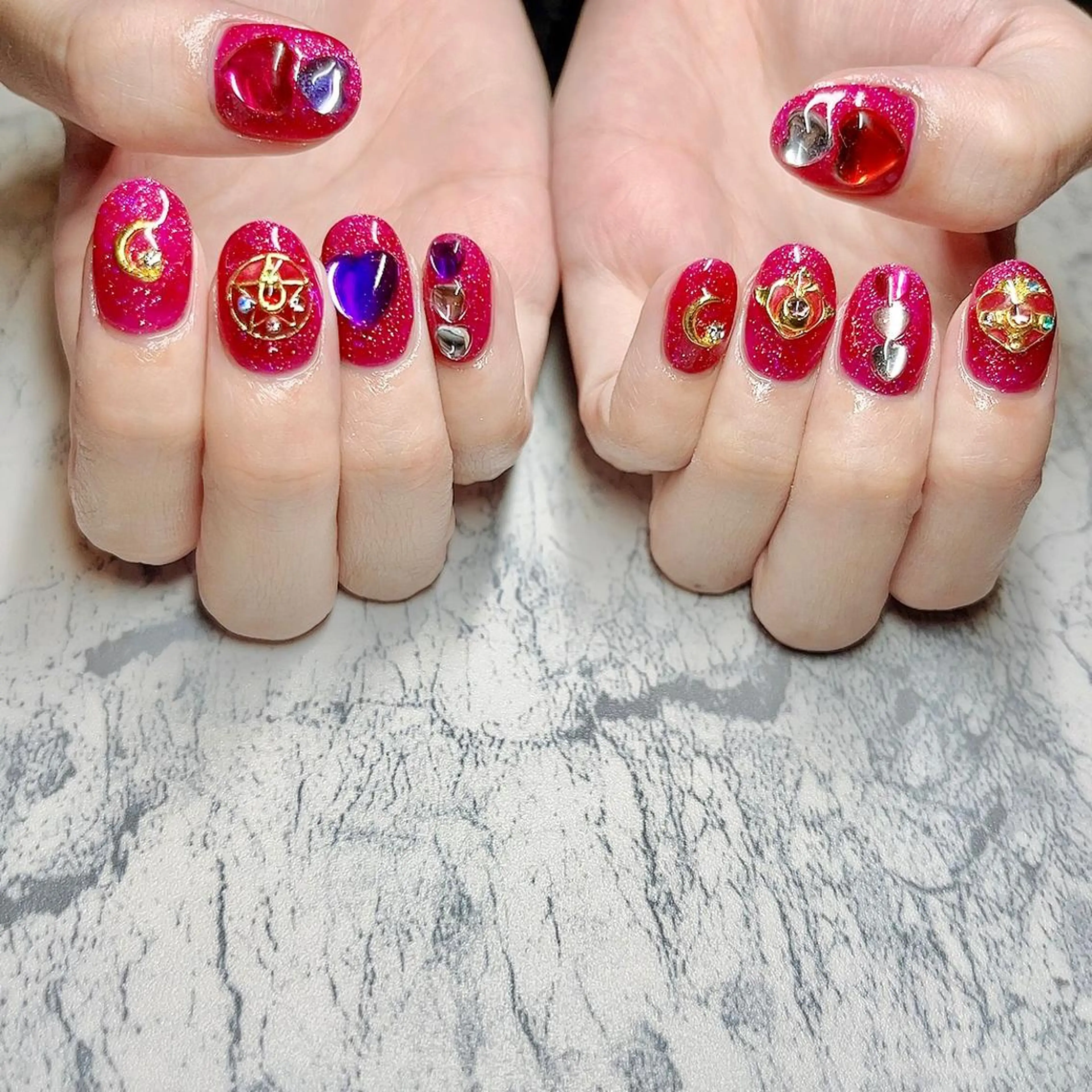 ネイル ジェルネイル しば まなみのネイルデザイン