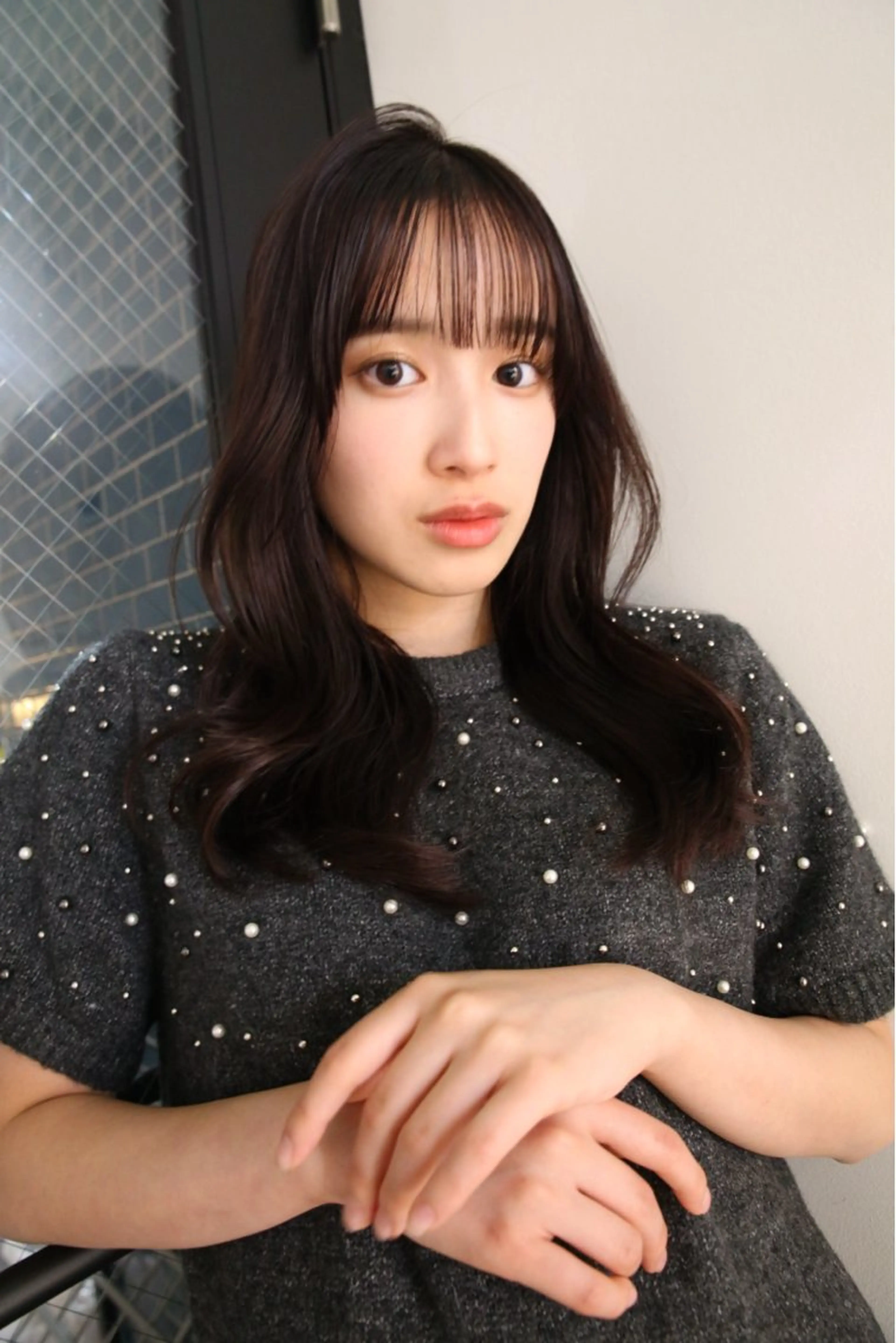 ロング カラー 透明感カラー ユウナ🎀暖色/オリ ーブカラー/レイヤーのヘアスタイル