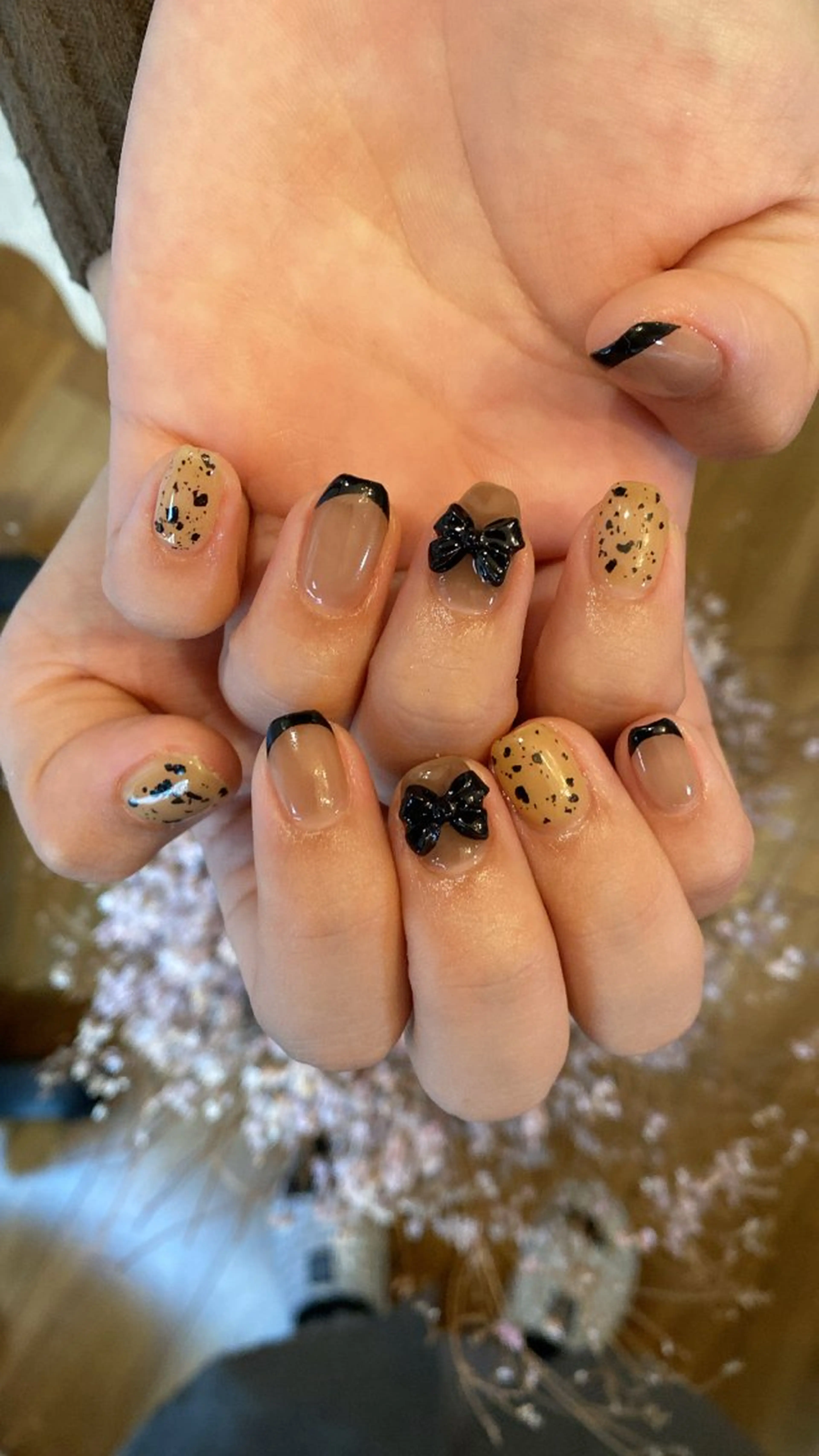 ネイル ハンドネイル crystal ⭐︎ colorのネイルデザイン