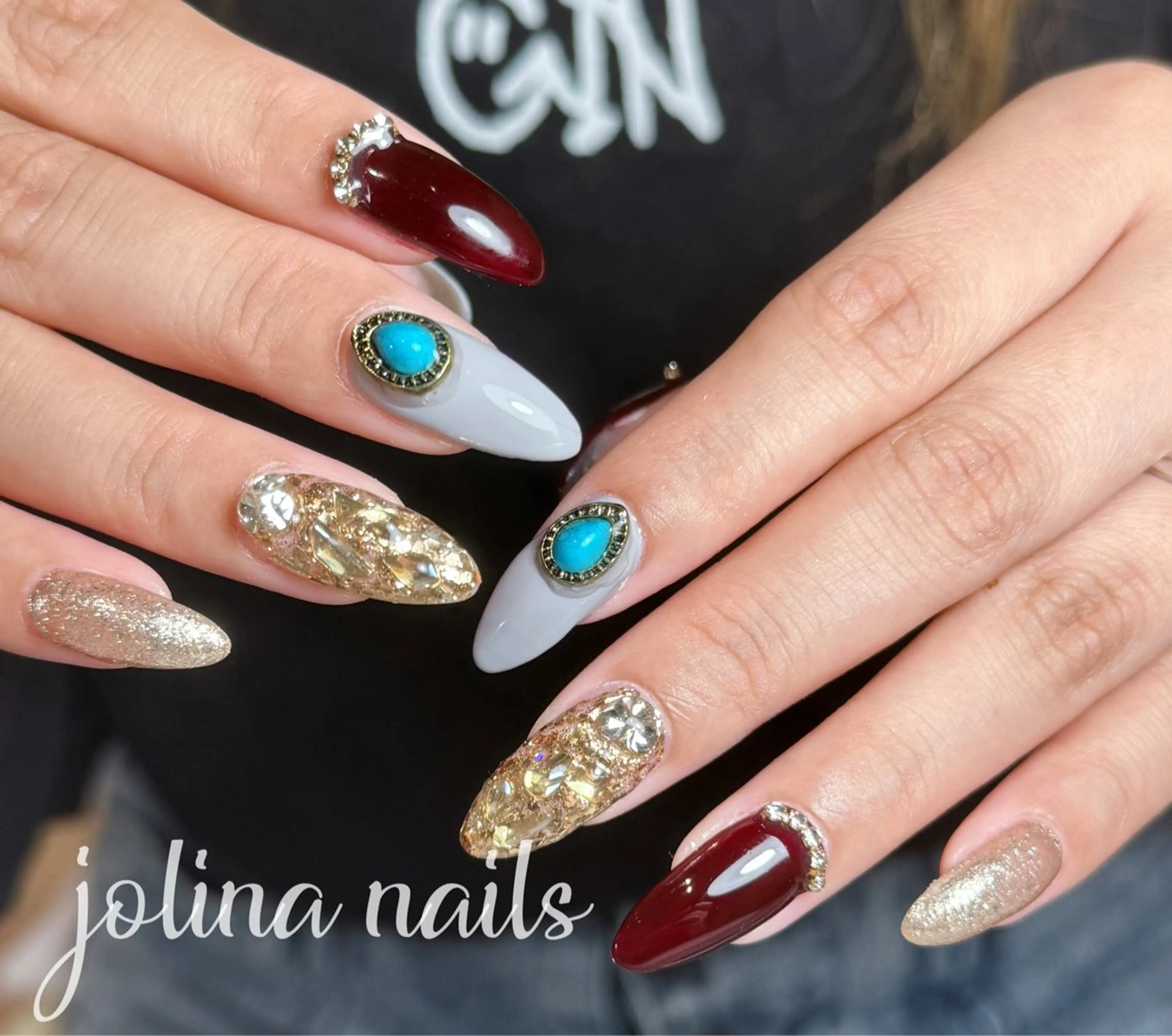 ネイル 持ち込み ハンドネイル jolina nails鶴見店のネイルデザイン