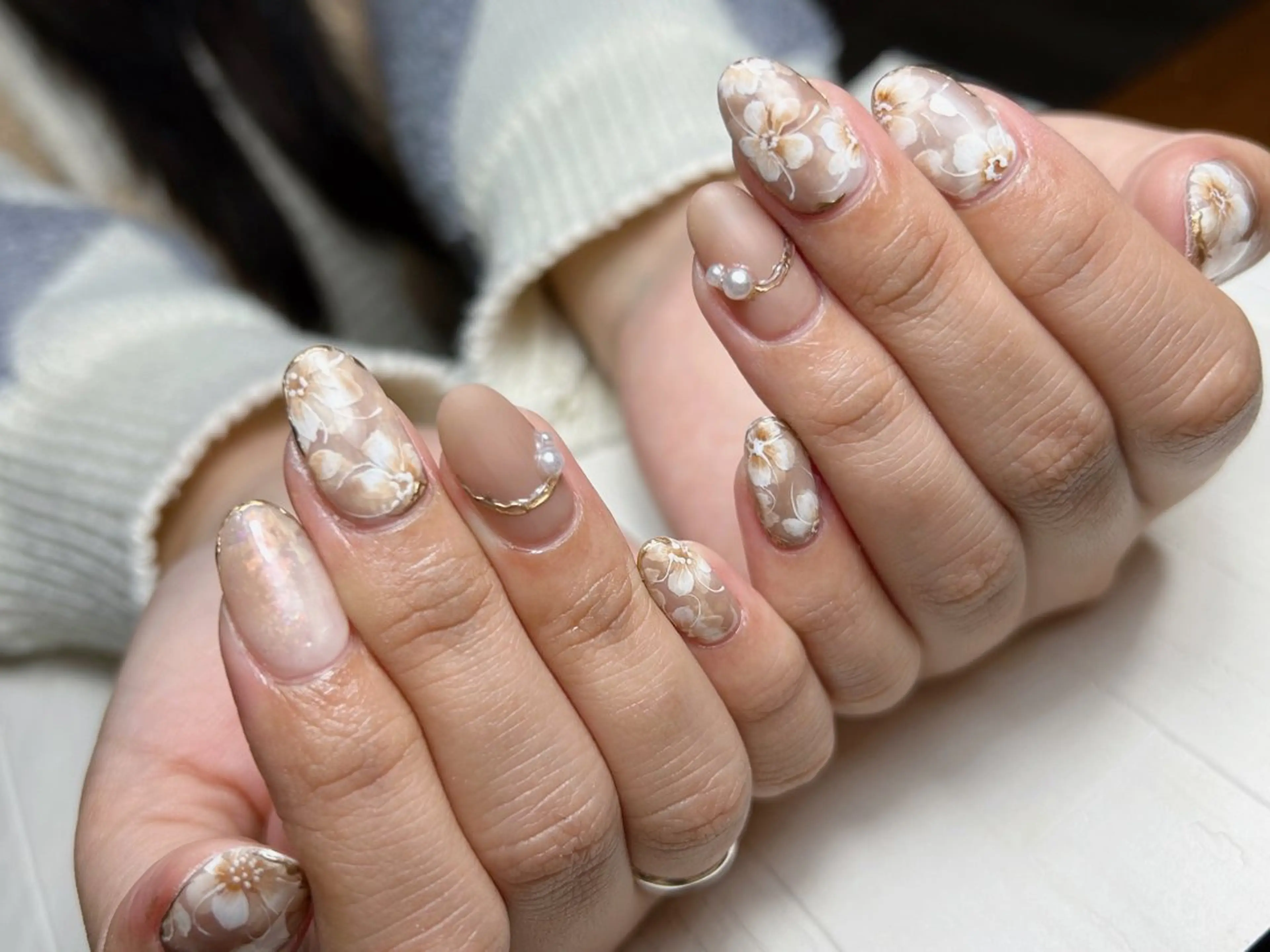 ネイル ハンドネイル 大崎 奈々のネイルデザイン