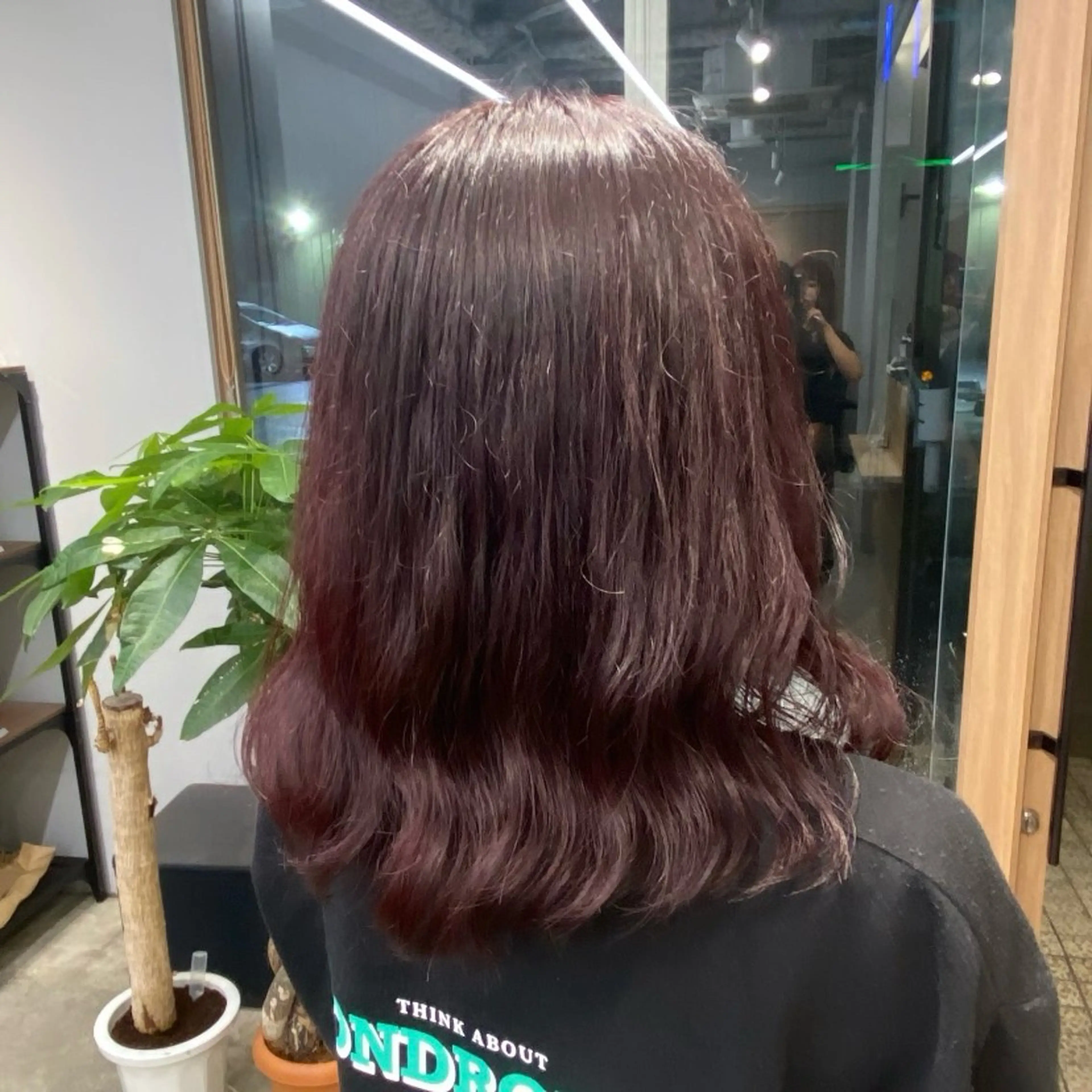 ミディアム レッドブラウン EGO 池袋 RIO🖤⋆͛*͛のヘアスタイル