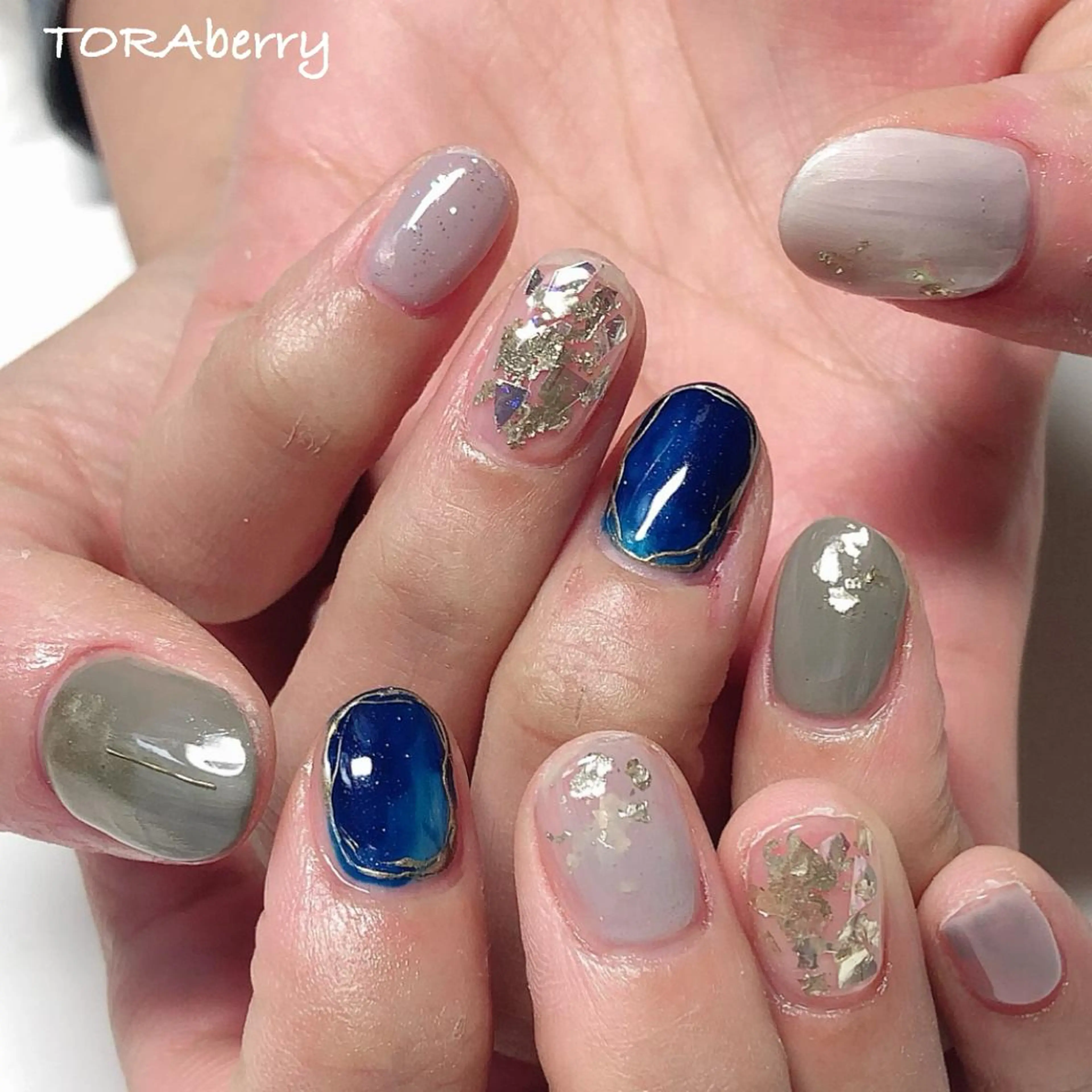 ネイル ニュアンスネイル ハンドネイル ネイリスト なつみのネイルデザイン