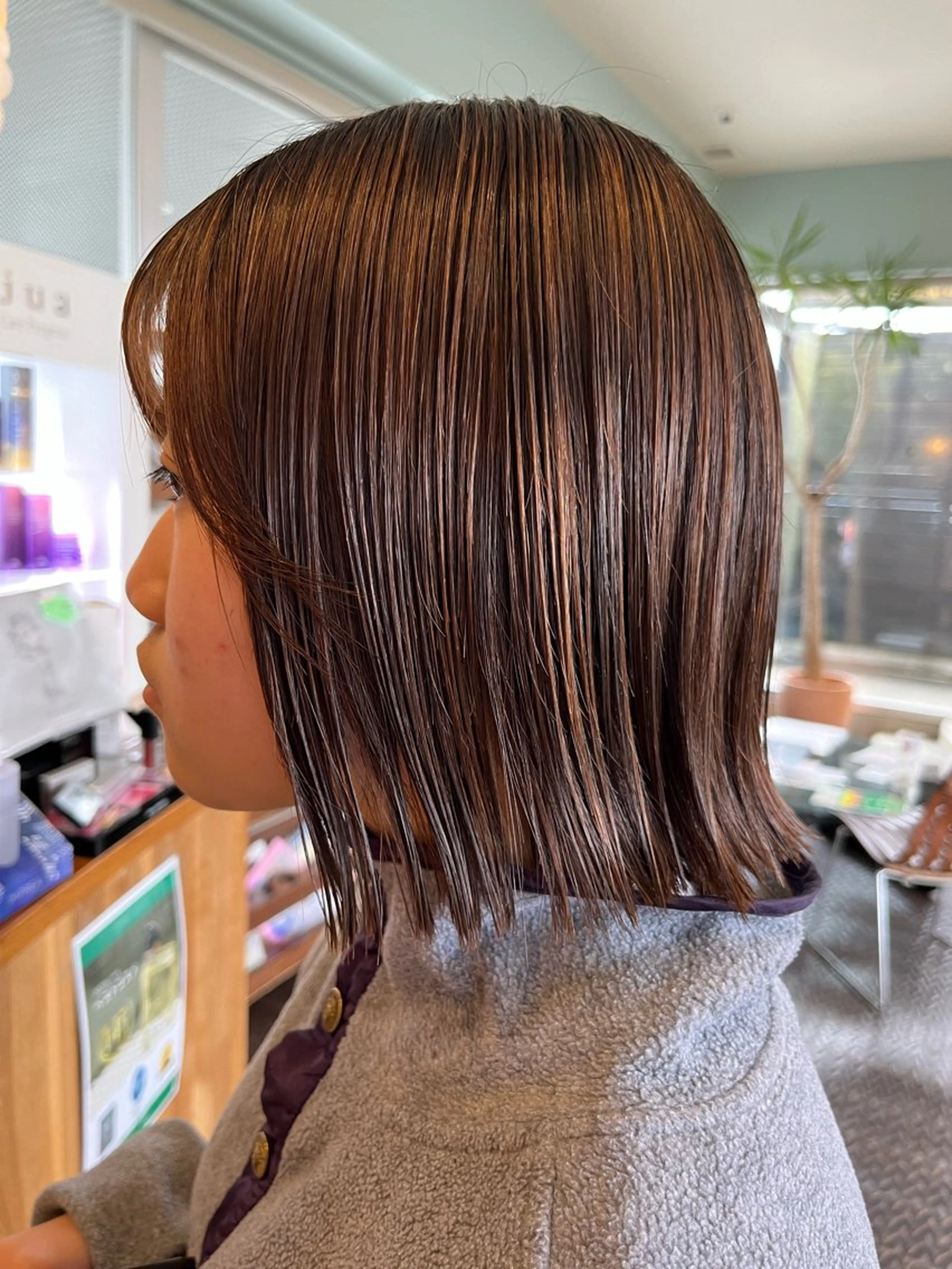 ショート ボブ カット 長南 やよいのヘアスタイル