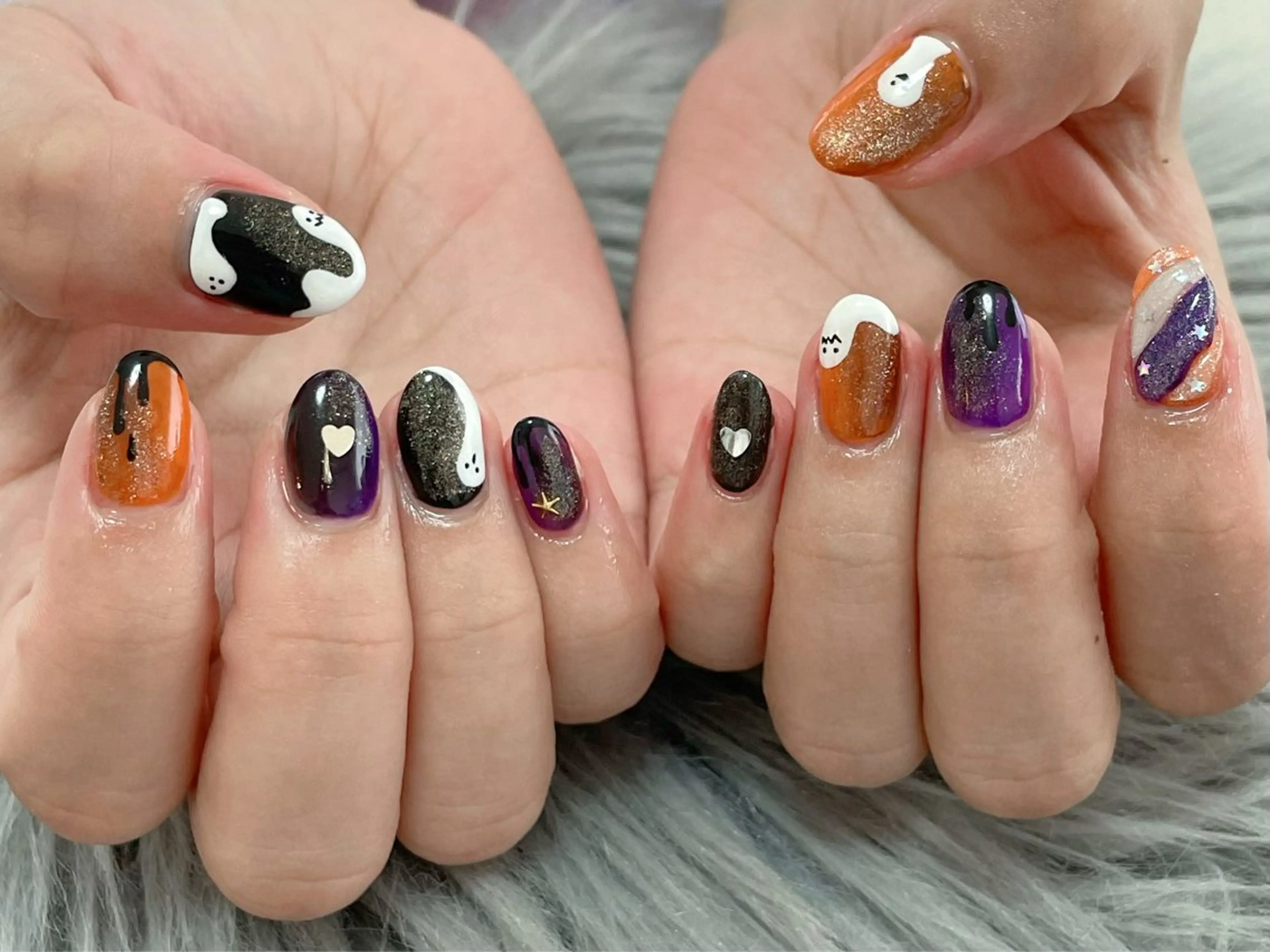 ネイル ハロウィン ハンドネイル Nina's nailのネイルデザイン