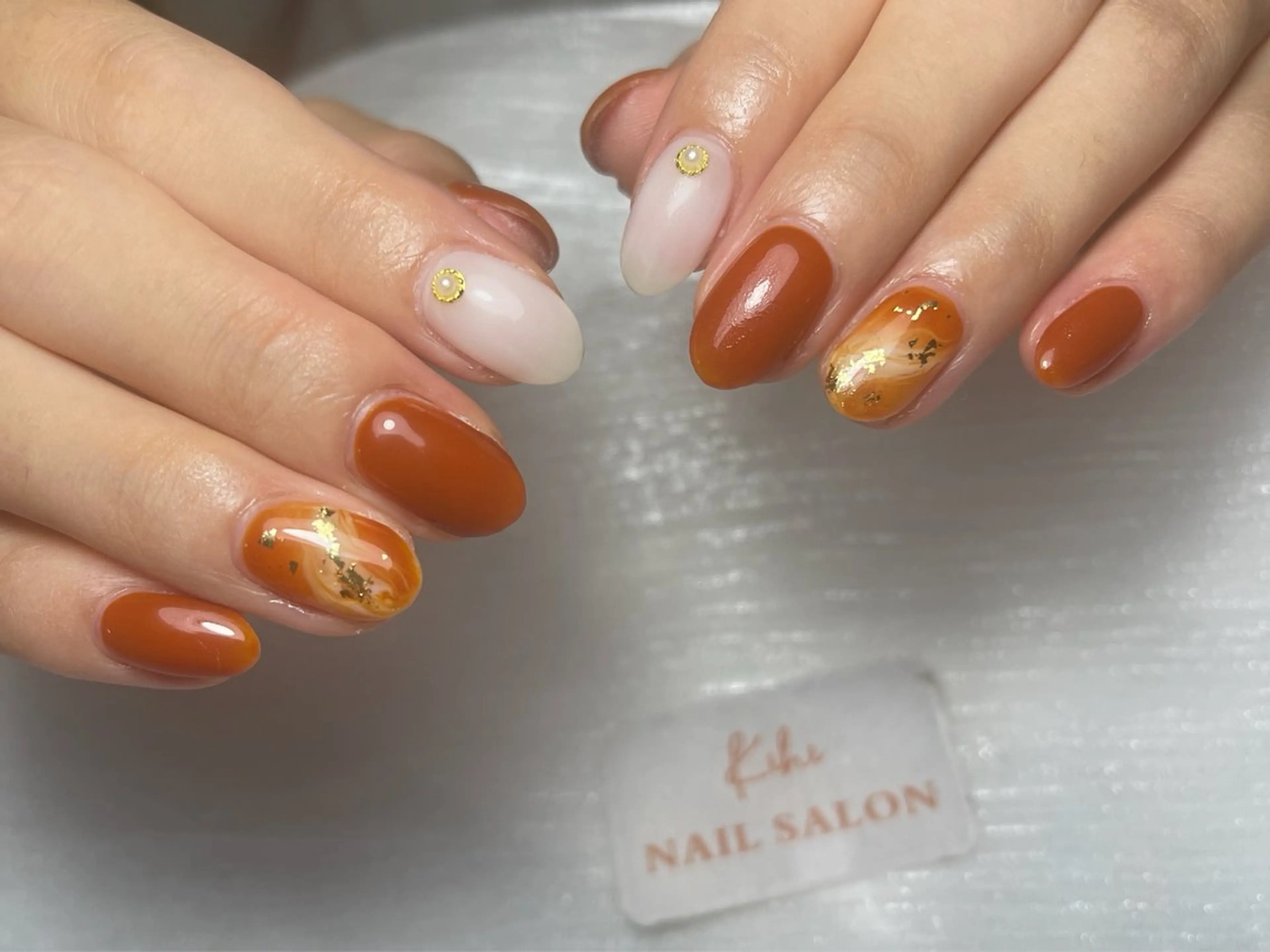 ネイル アートネイル フレンチネイル ジェルネイル グラデーション 韓国ネイル ハンドネイル ハンドケア Nail Salon Kihi さくらのネイルデザイン