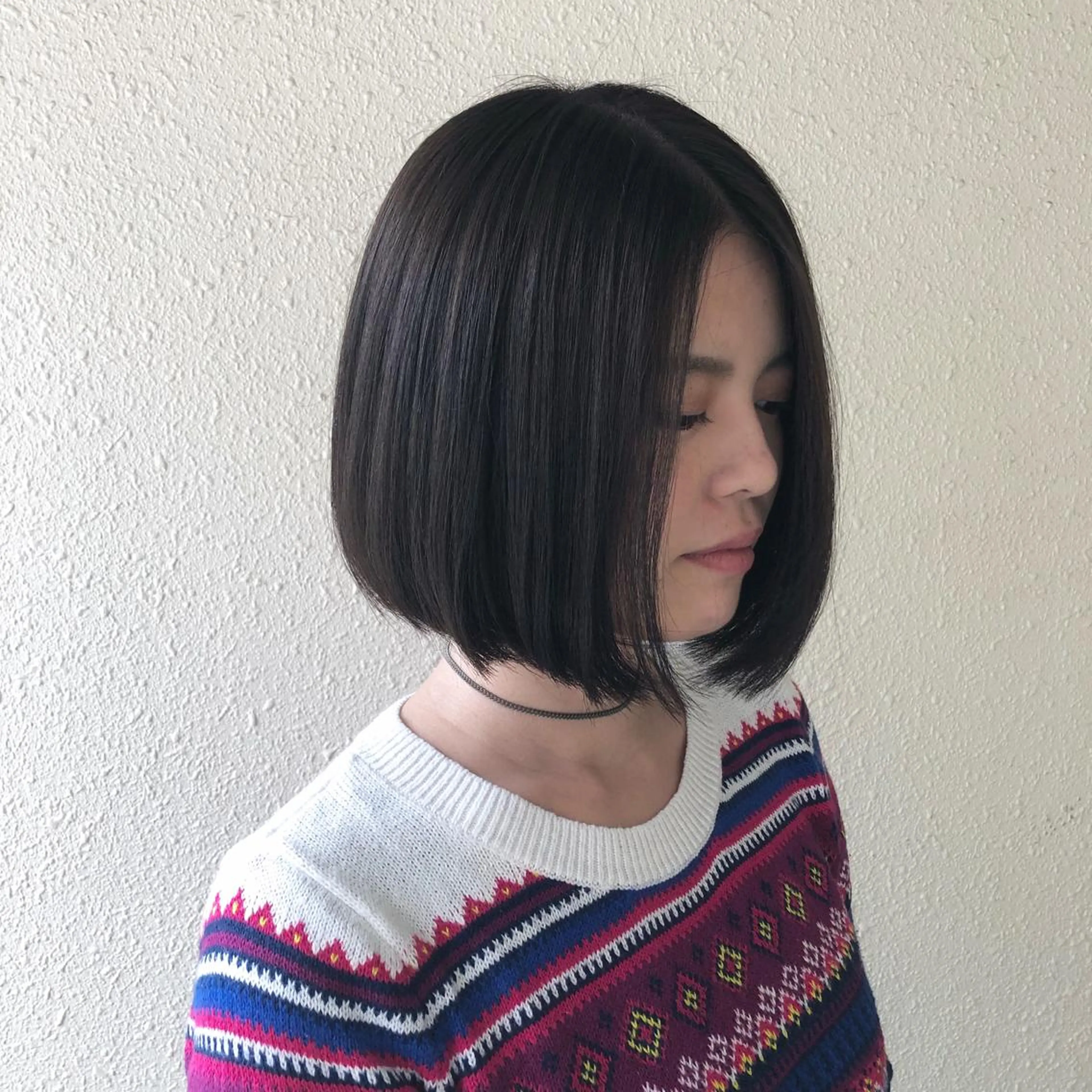 ショート カラー 透明感カラー ボブ 丸岡 美穂のヘアスタイル
