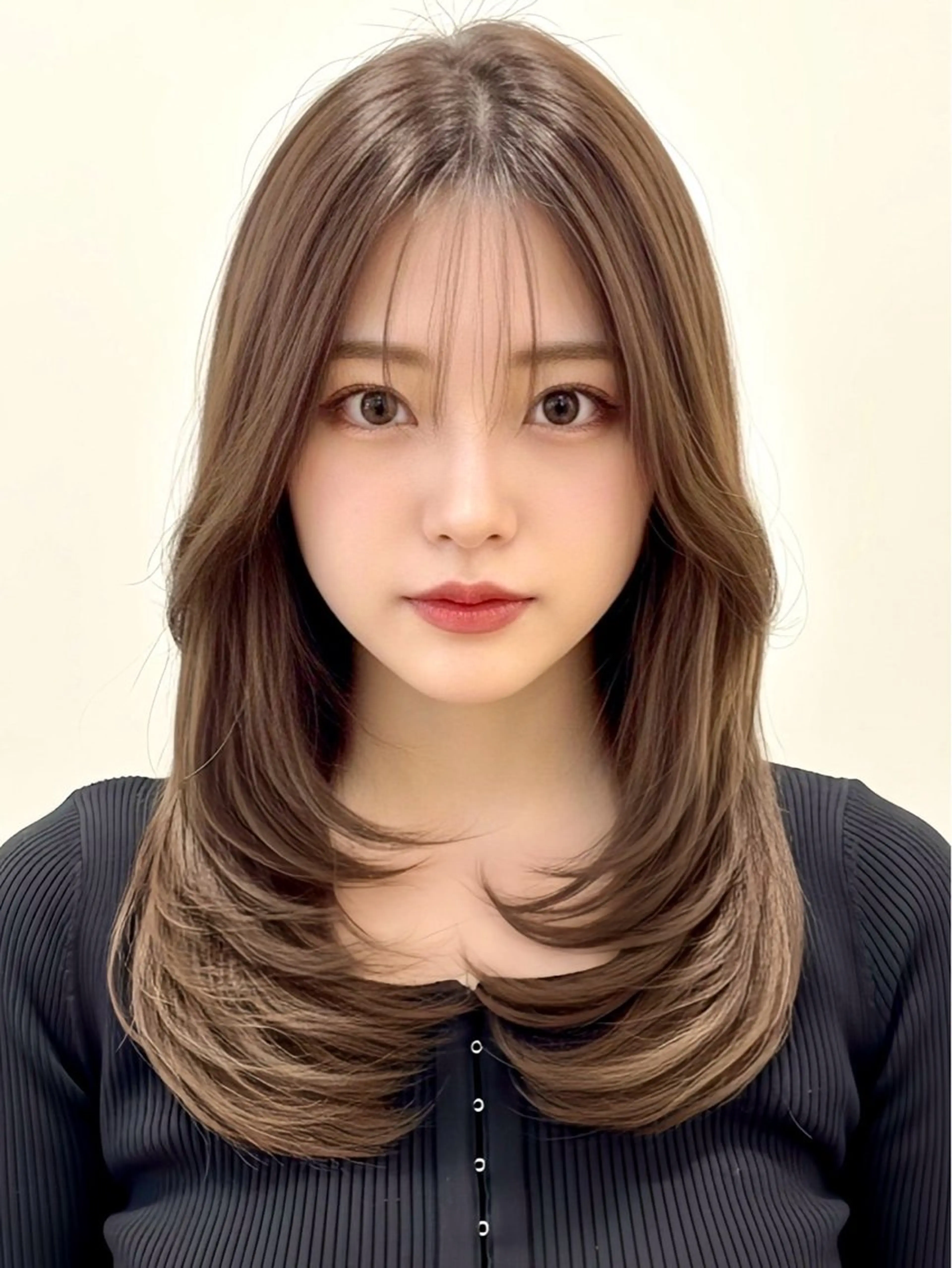 ミディアム カラー カット ヘアカラー トリートメント yori SAPPORO所属・yori/レイヤー 代表すがわらのヘアスタイル