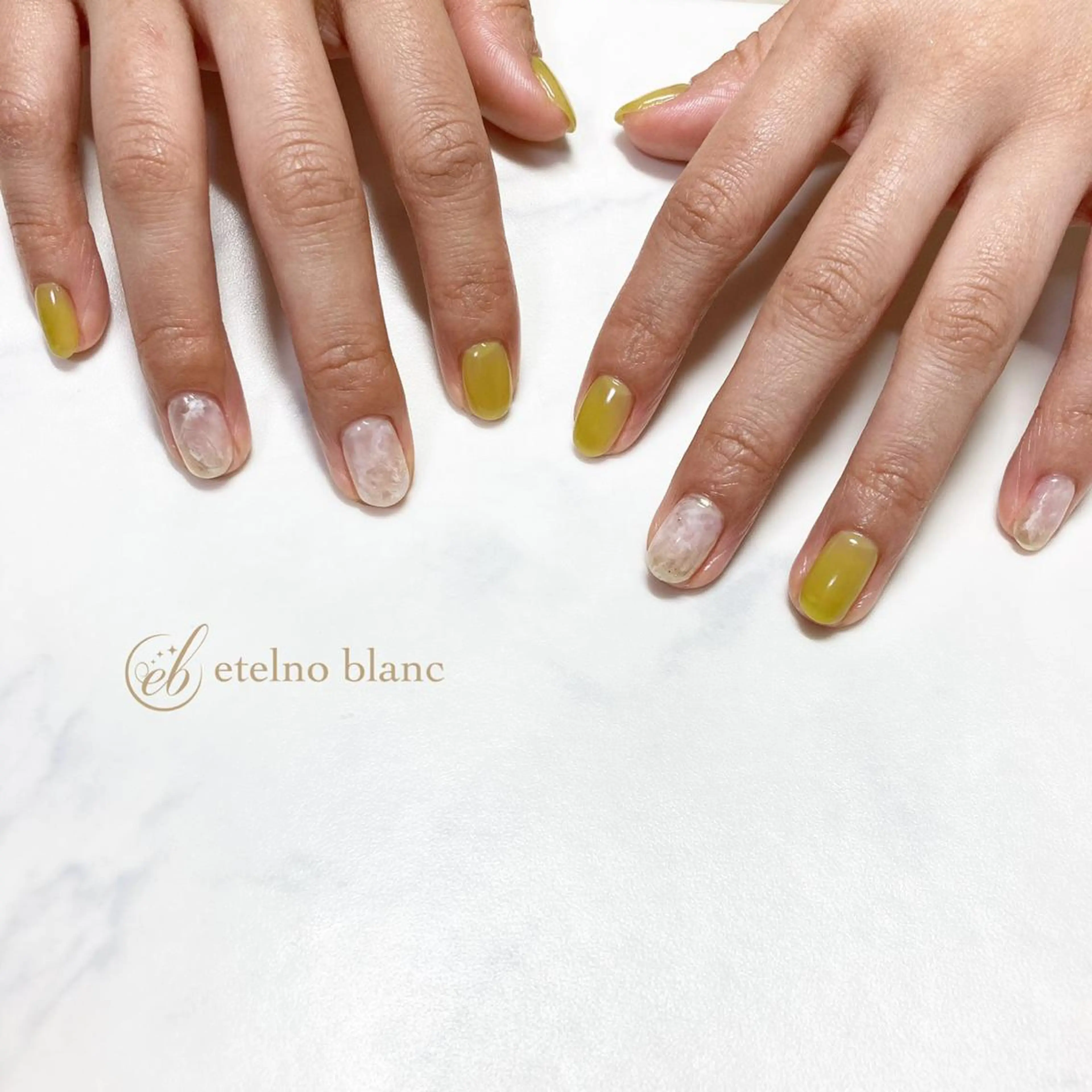 ネイル etelno blanc中目黒のネイルデザイン
