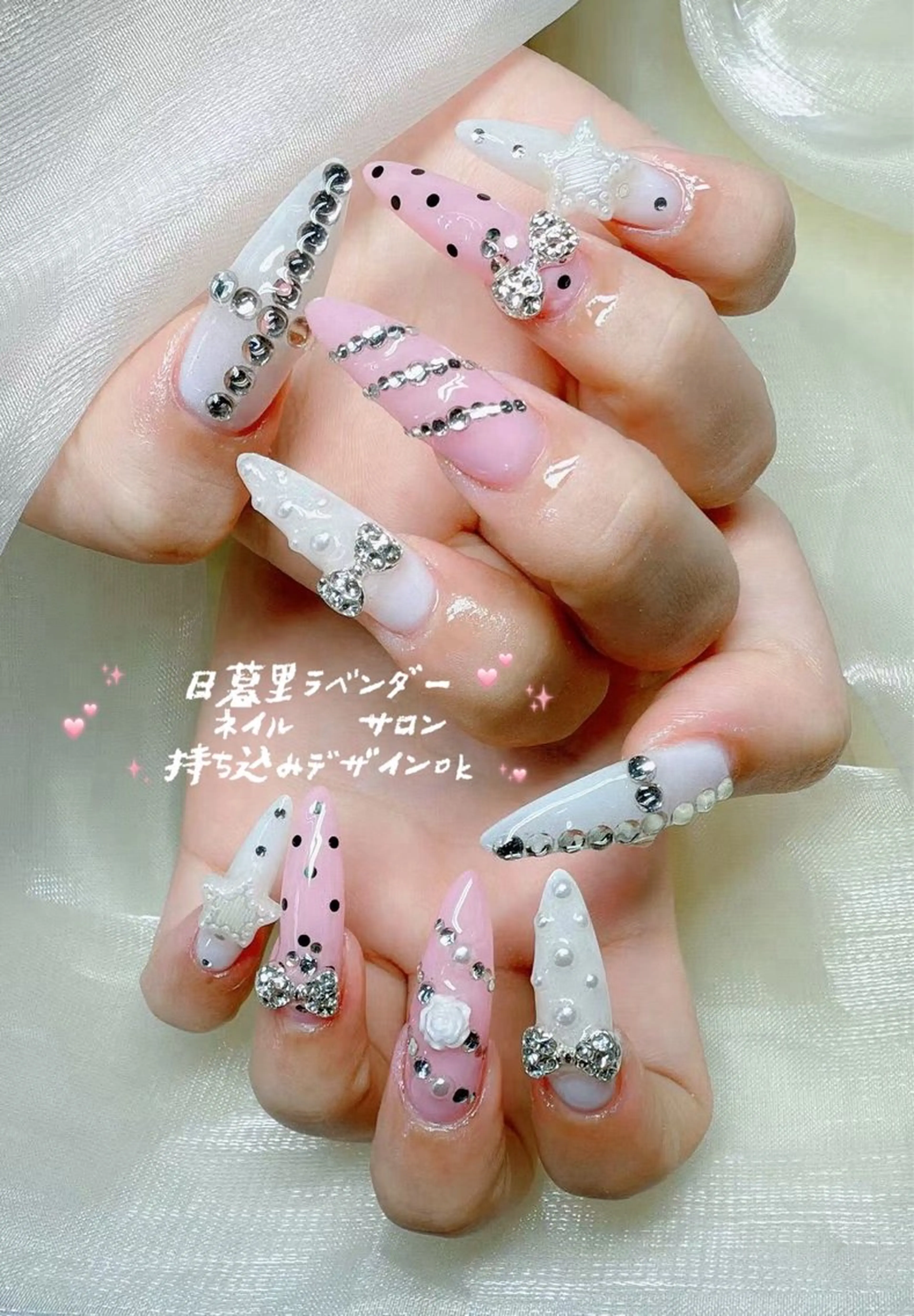 ネイル ラベンダーネイルサロン所属・日暮里♡研修生 チクさん（一同）のネイルデザイン