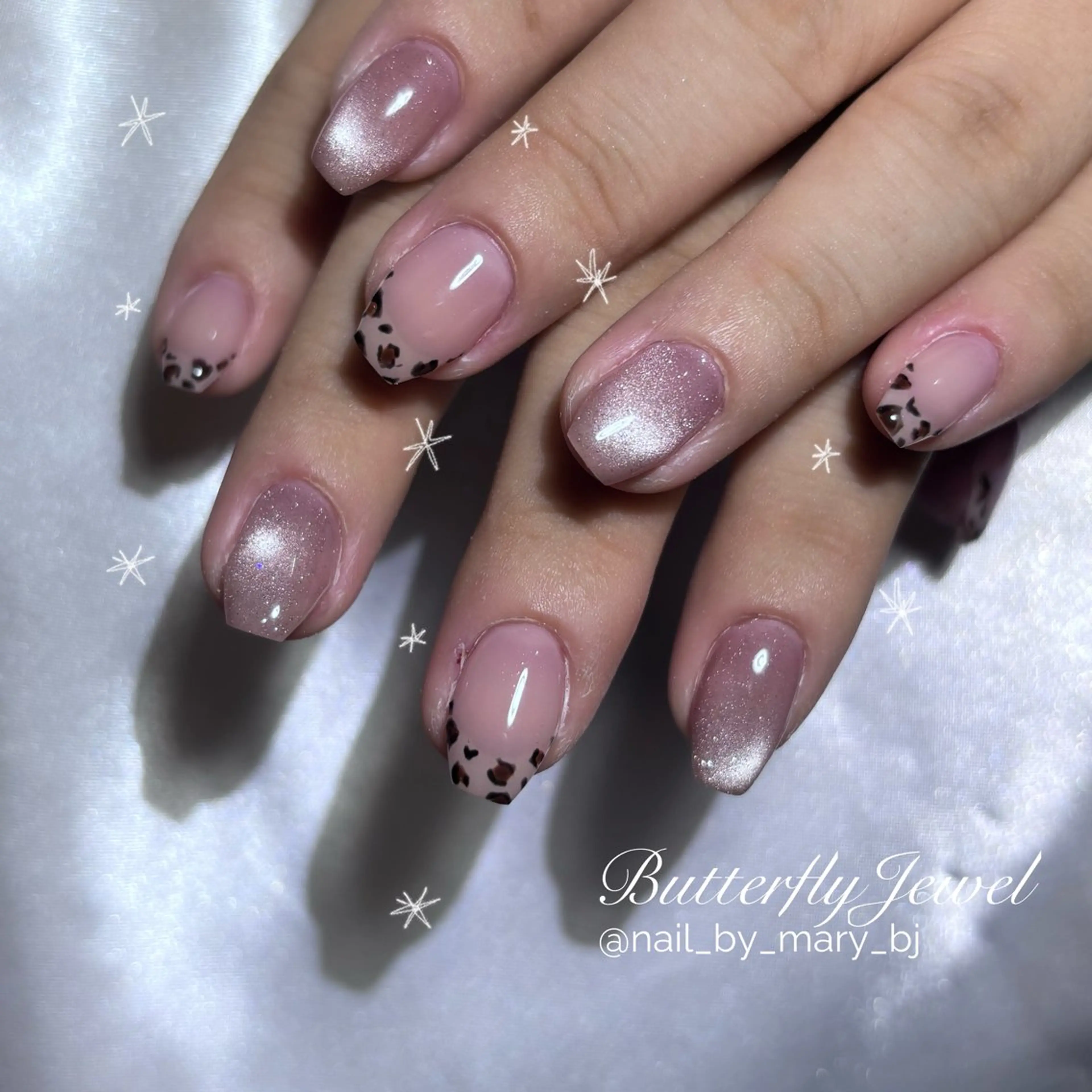 ネイル ハンドネイル Butterfly Jewel本店 石原のネイルデザイン
