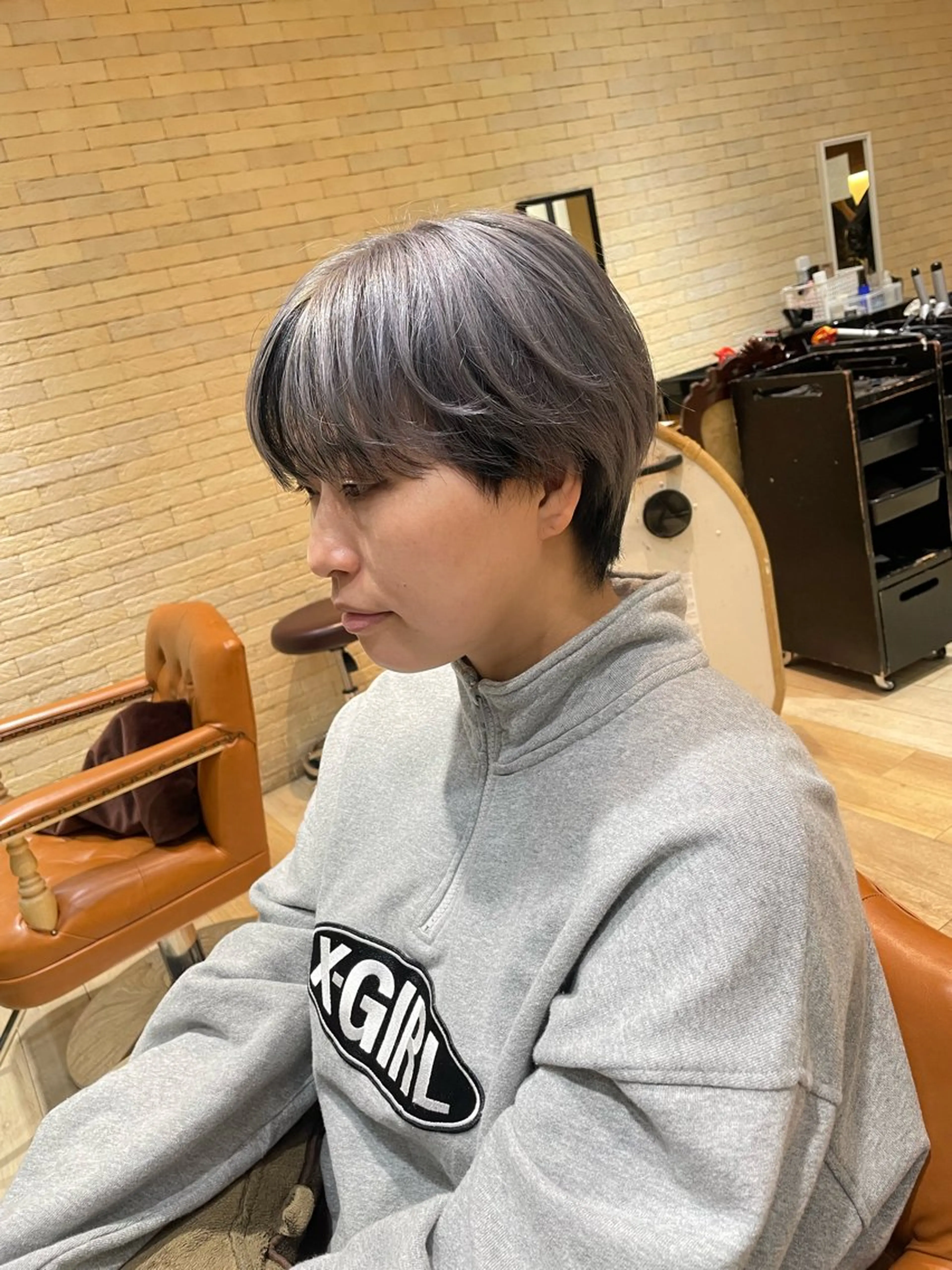 ショート 亀川蓮 Agu hairのヘアスタイル