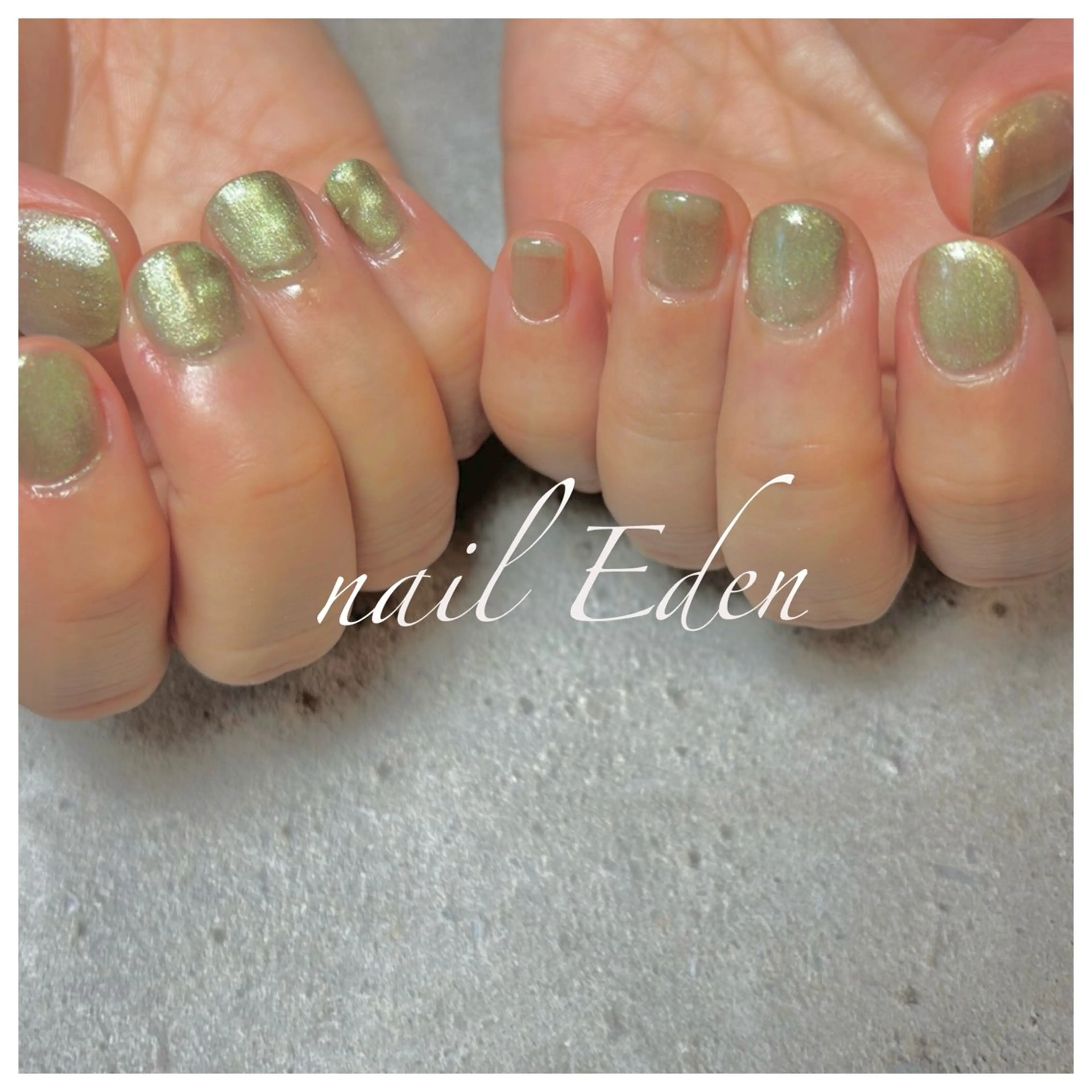 ネイル マグネットネイル ハンドネイル ハンドケア Eden　private nail saron所属・Eden ♾️のネイルデザイン
