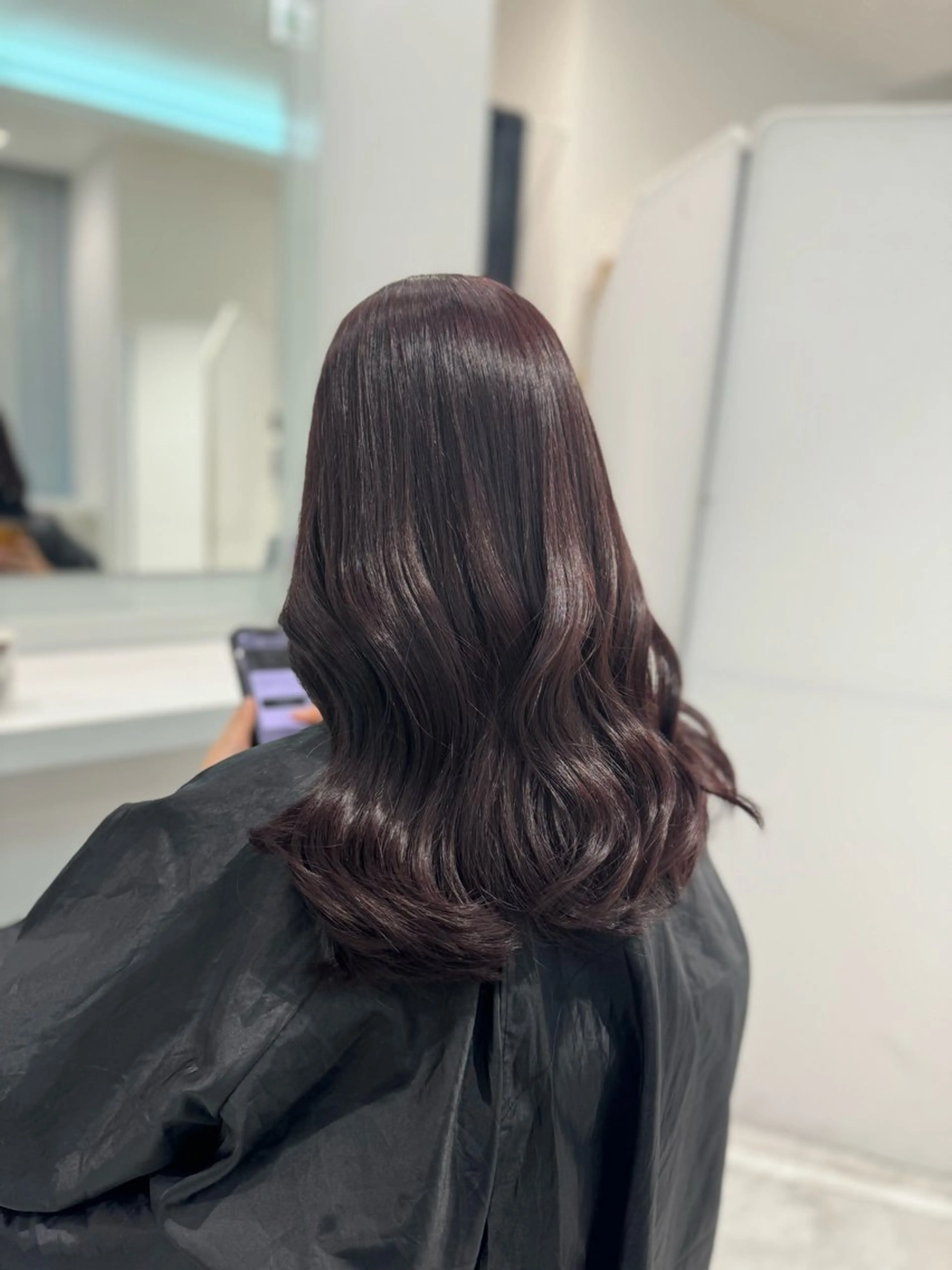 カラー ♡艶髪ブラウン himi♡のヘアスタイル