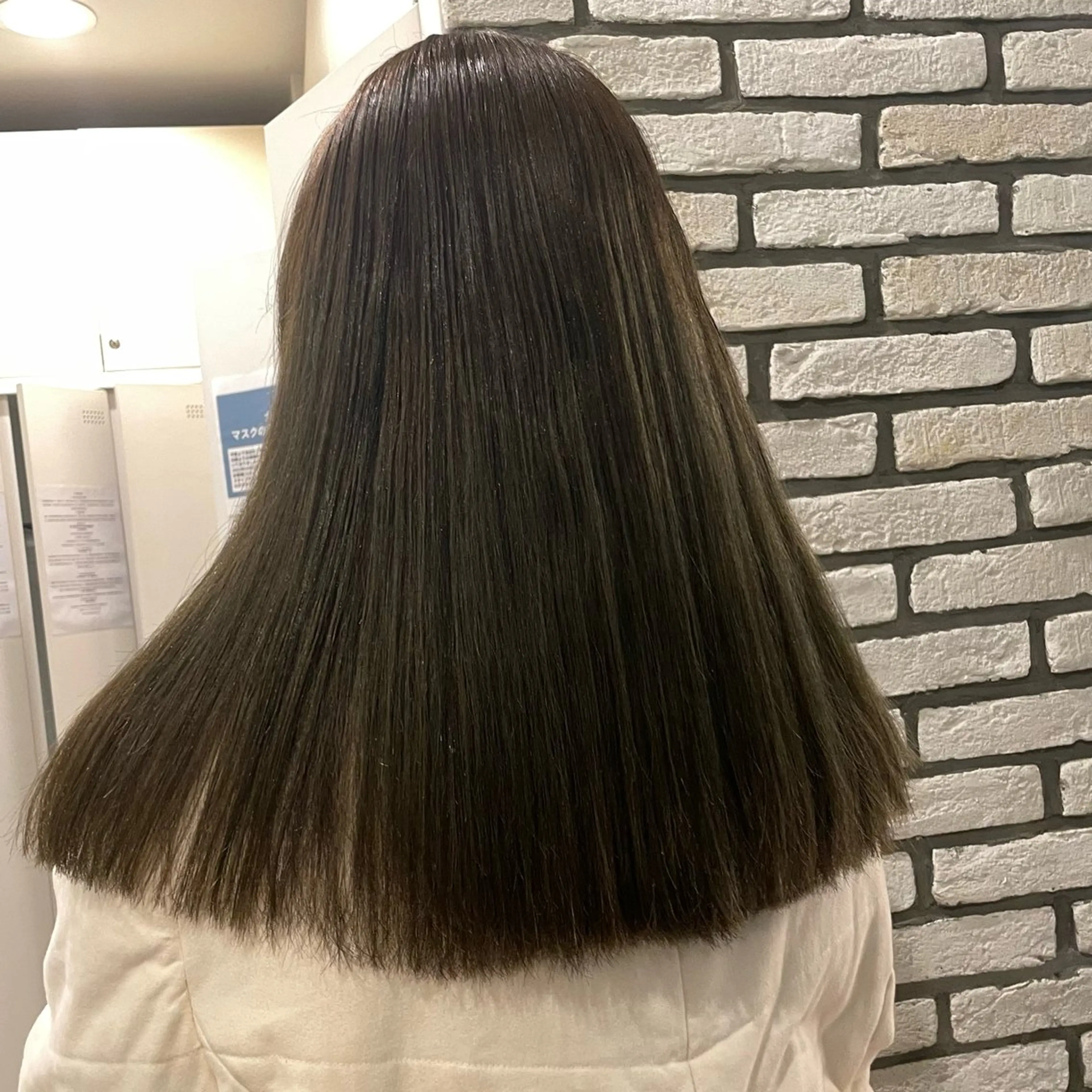 ロング カラー カット ヘアカラー トリートメント 💎久米川 東村山 BASSAサトウ💎のヘアスタイル