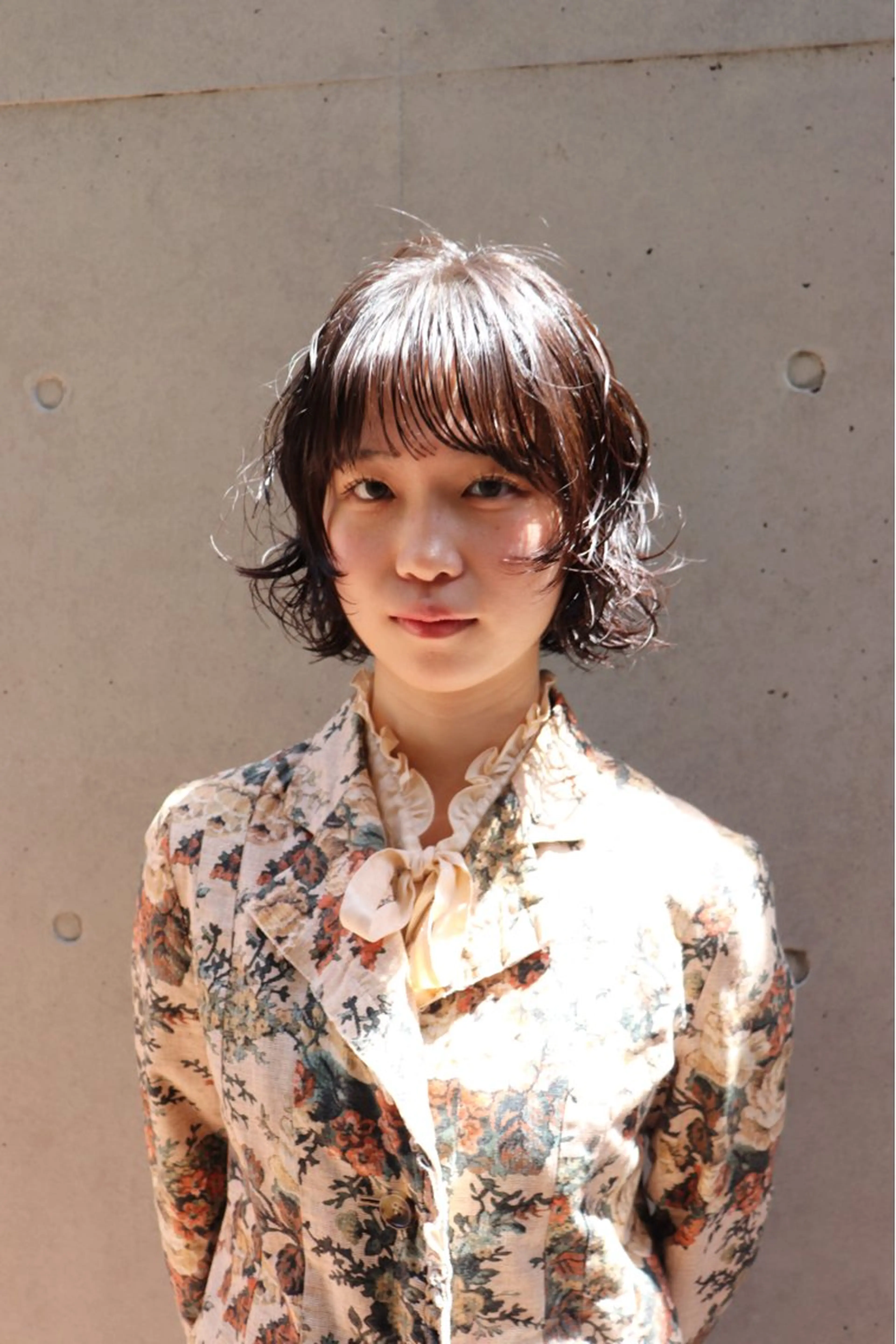 ショート パーマ カット パーマ トリートメント 似合わせカット /パーマ岡本淳平のヘアスタイル