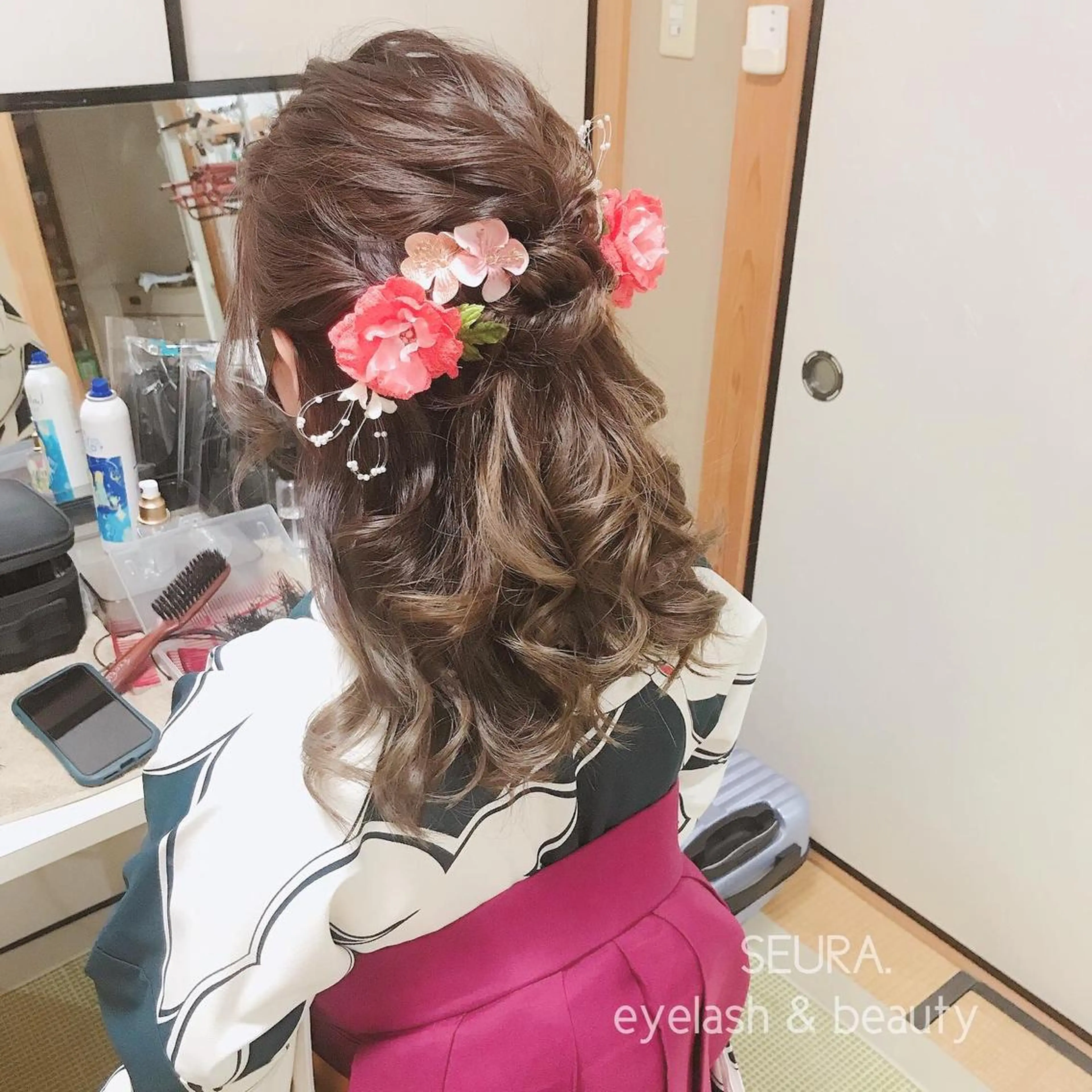 ヘアアレンジ 卒業式のヘアスタイル SEURA. (セウラ)さおりのヘアスタイル